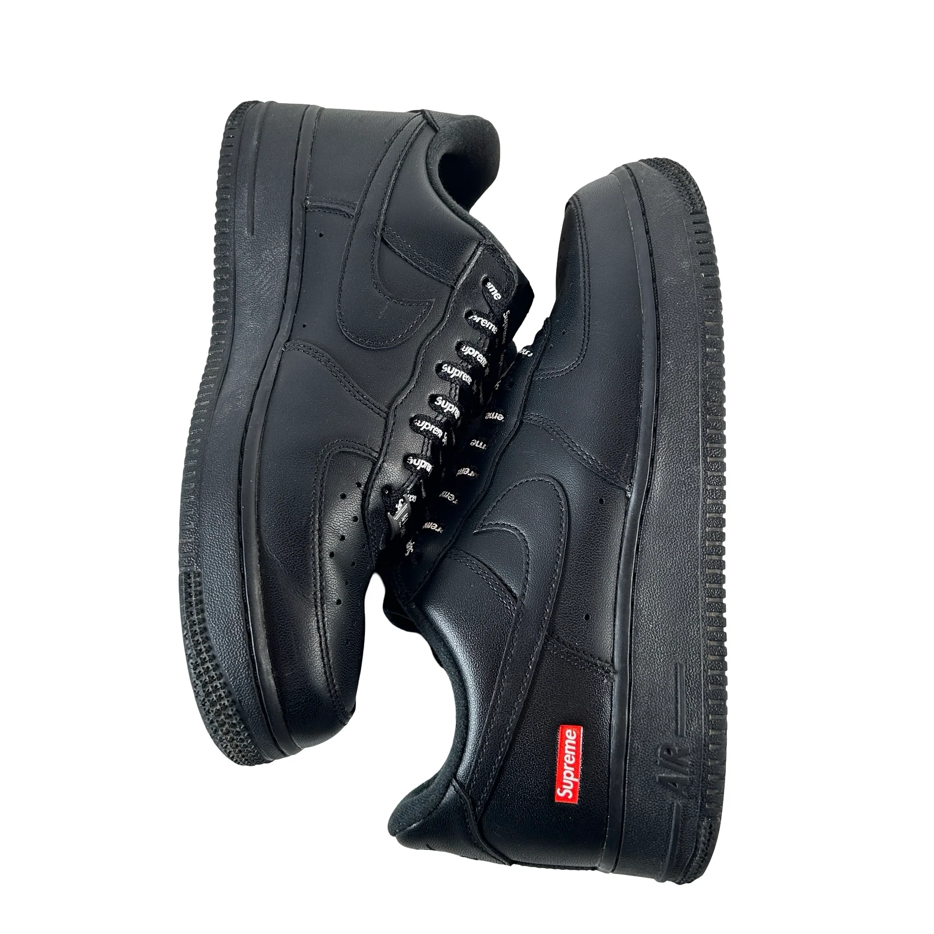 CU9225 001 Air Force 1 Low Supreme Black [USED] - 7.5 M (Used) - Image 5