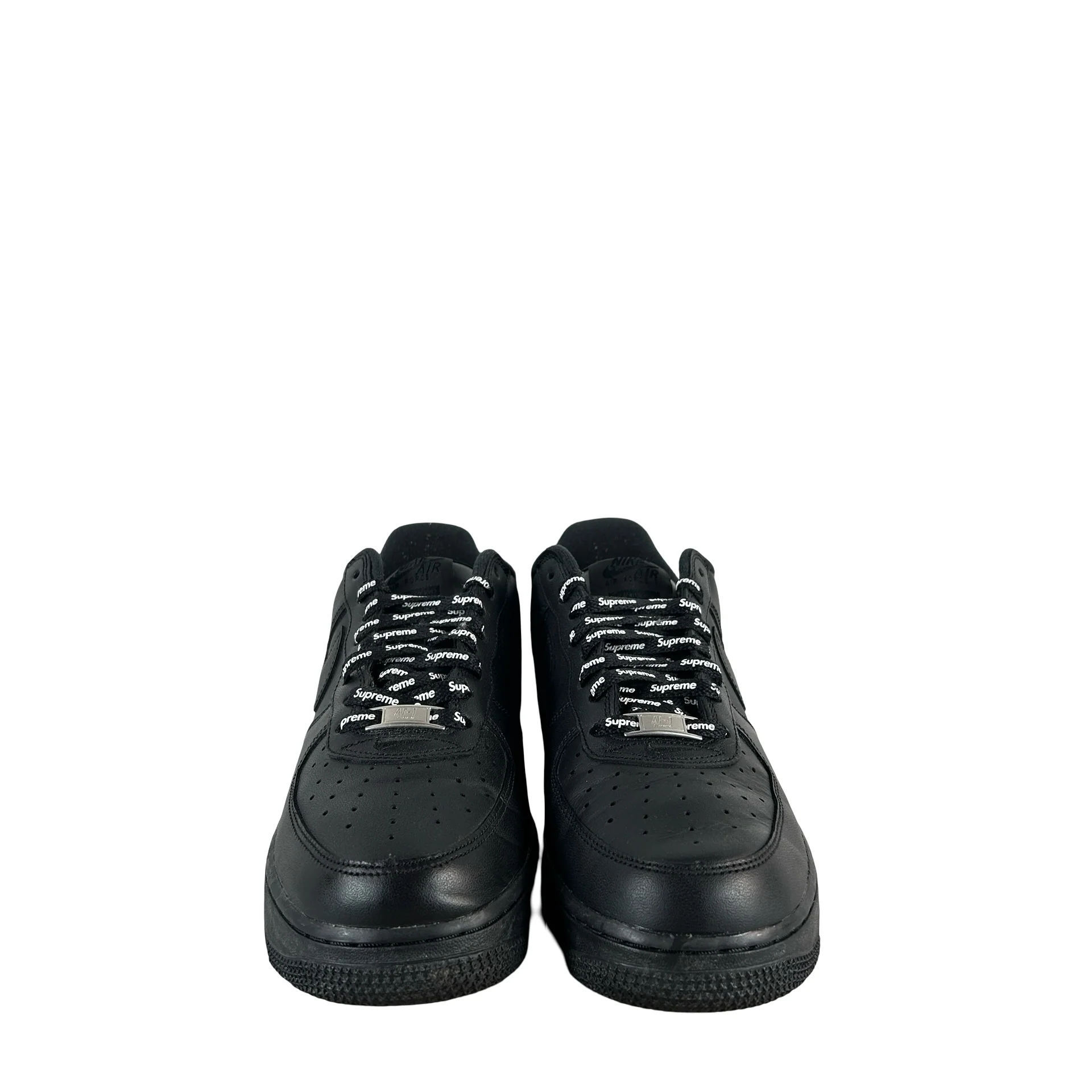 CU9225 001 Air Force 1 Low Supreme Black [USED] - 8.5 M (Used) (No Box) - Image 2