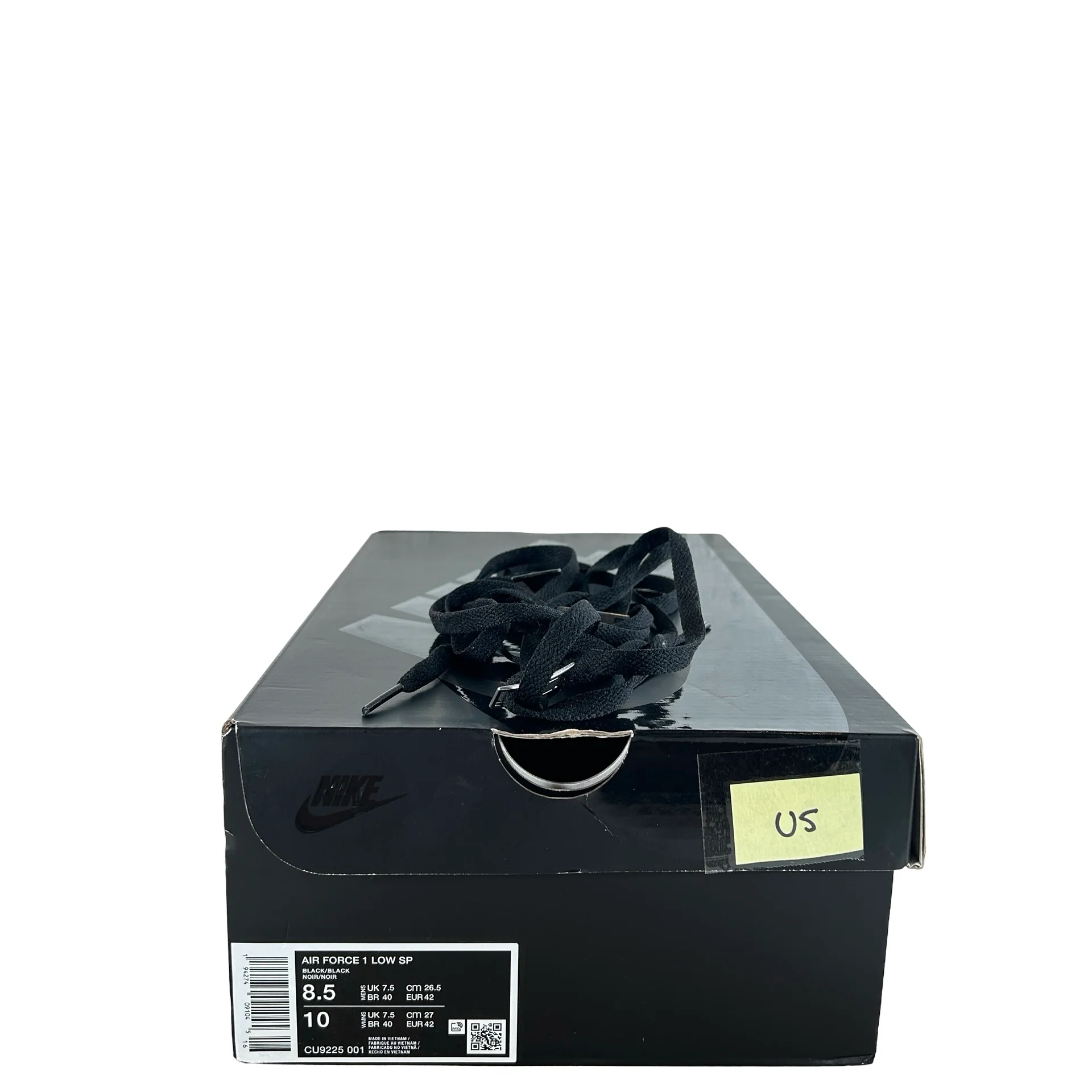 CU9225 001 Air Force 1 Low Supreme Black [USED] - 8.5 M (Used5) - Image 7