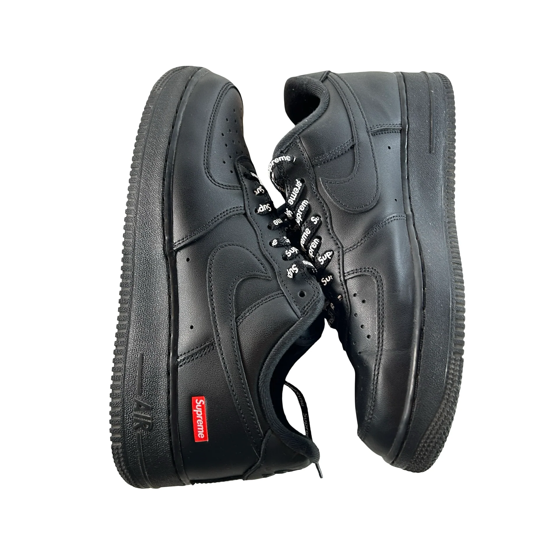 CU9225 001 Air Force 1 Low Supreme Black [USED] - 9.5 M (Used3) - Image 5