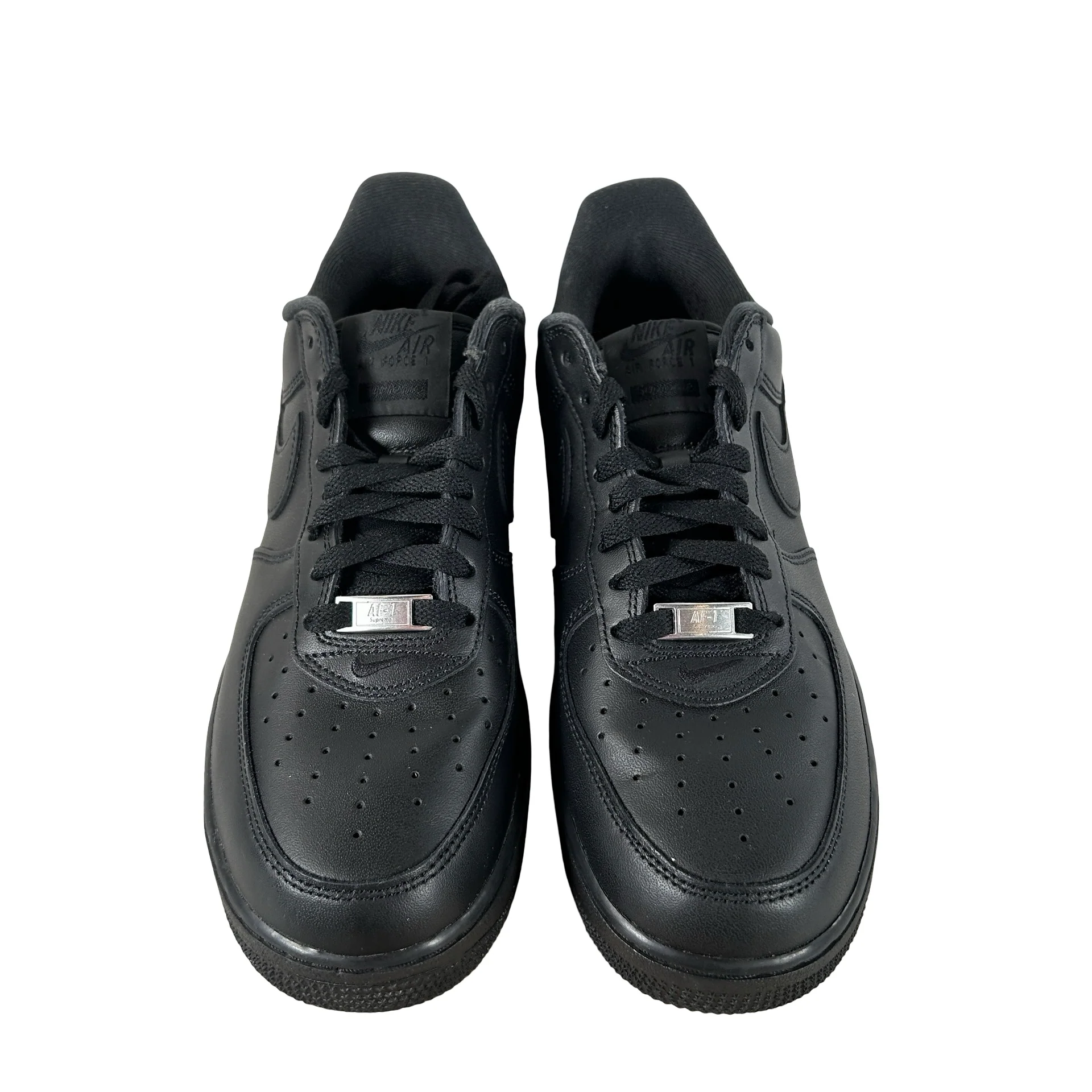 CU9225 001 Air Force 1 Low Supreme Black [USED] - 9.5 M (Used4) - Image 3