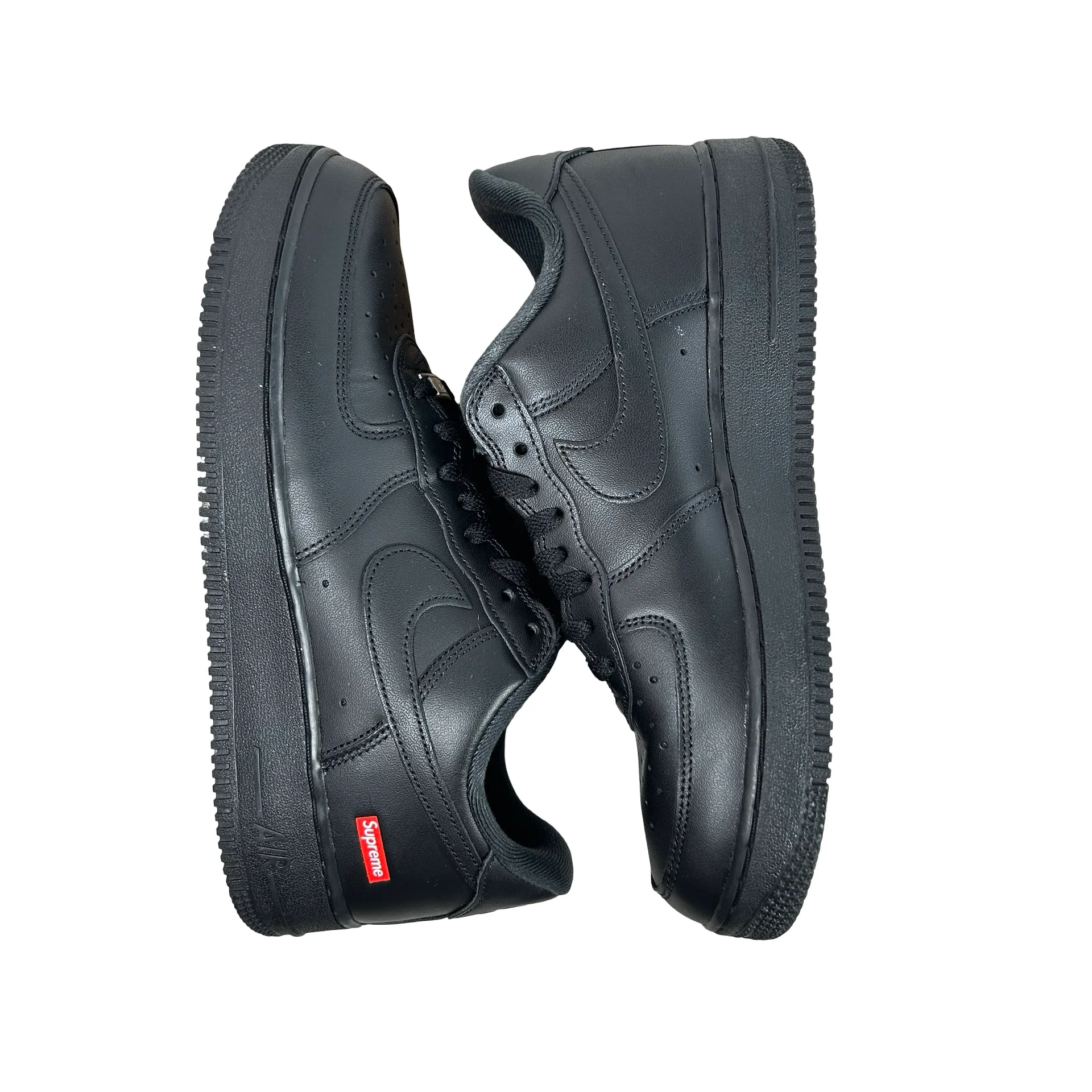 CU9225 001 Air Force 1 Low Supreme Black [USED] - 9.5 M (Used4) - Image 4