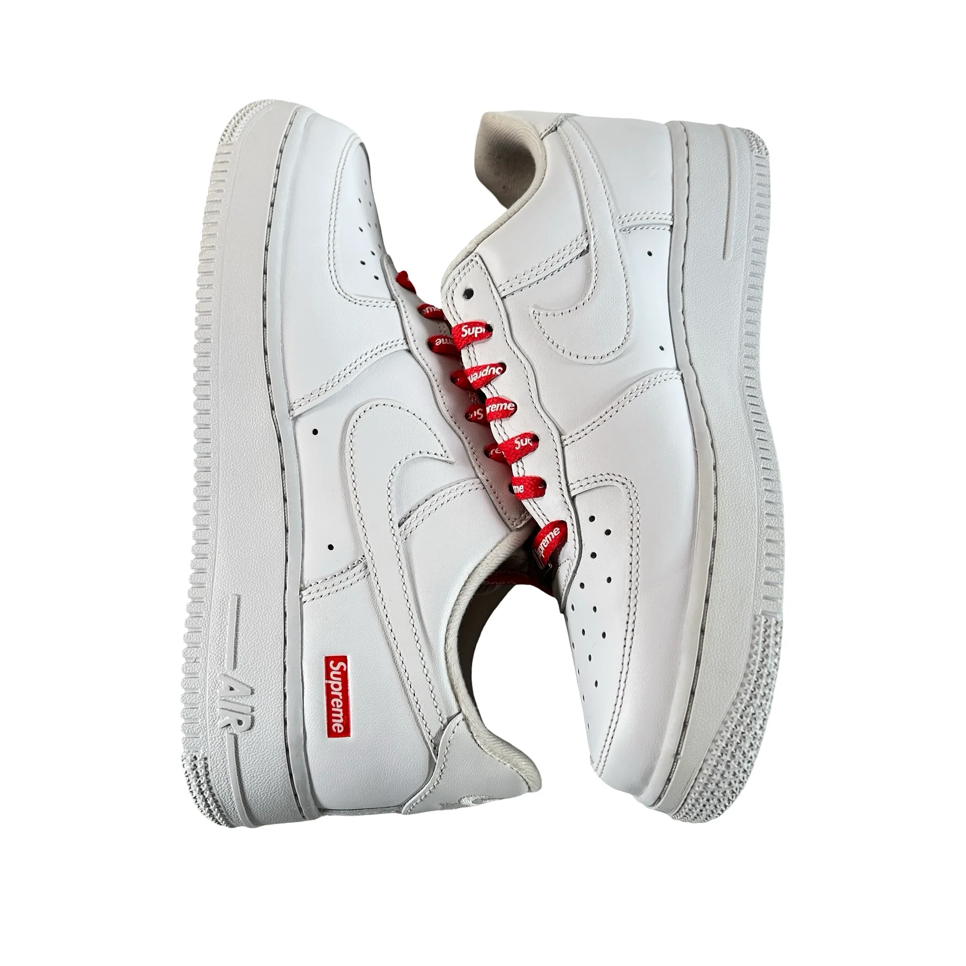 CU9225 100 AF1 Low Supreme White [USED] - 7 M (Used) - Image 4