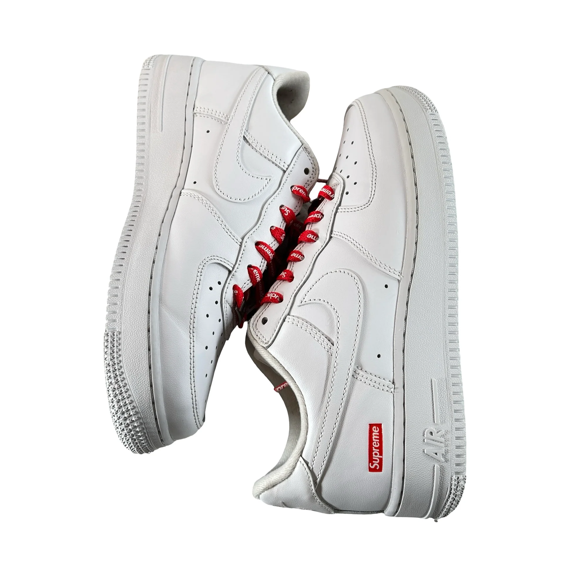 CU9225 100 AF1 Low Supreme White [USED] - 7 M (Used) - Image 5