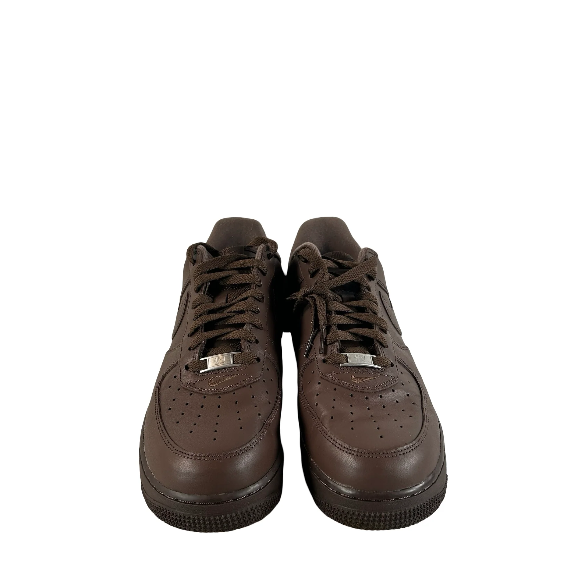 CU9225 200 Nike Air Force 1 Low Supreme Baroque Brown [USED] - 10.5 M (Used) - Image 2