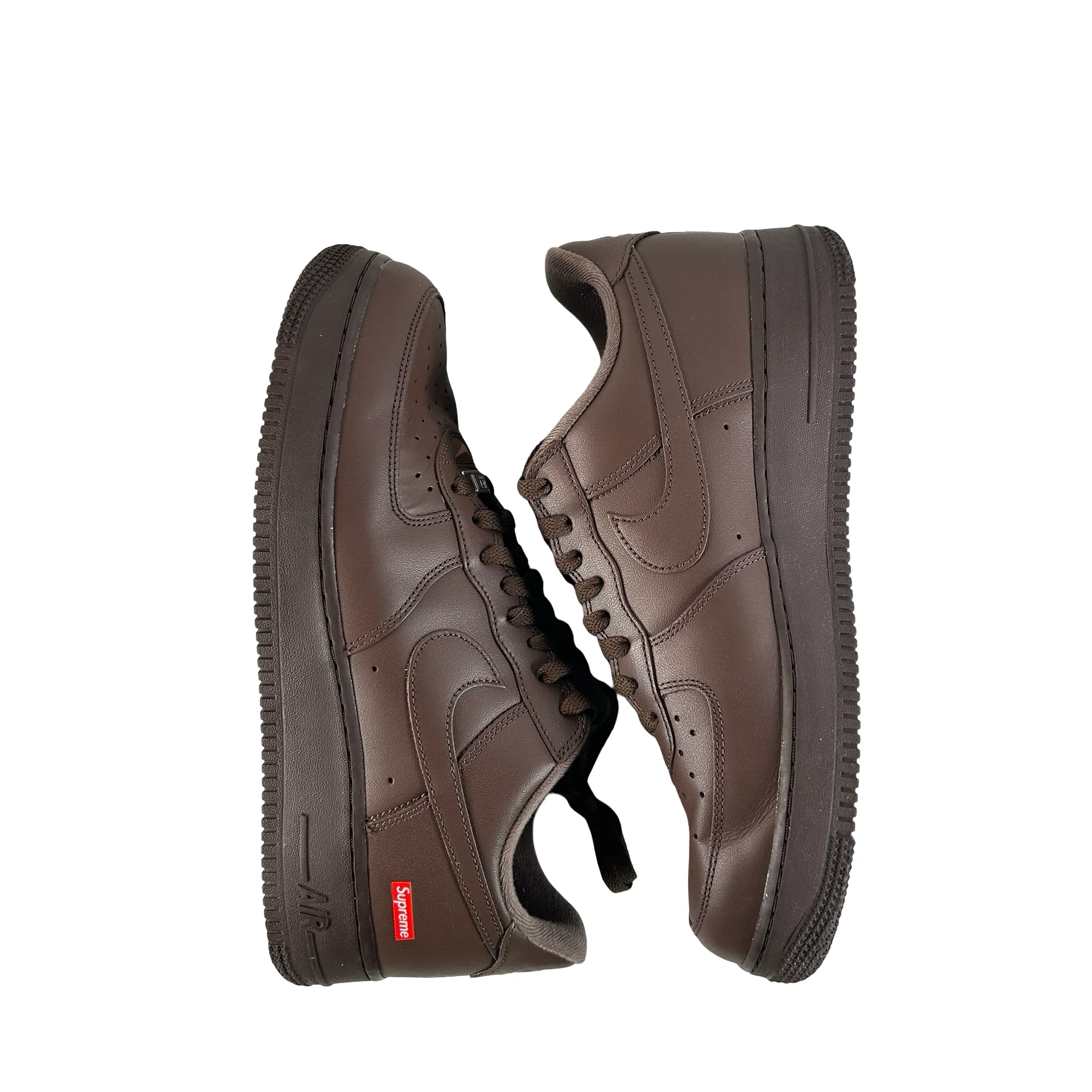CU9225 200 Nike Air Force 1 Low Supreme Baroque Brown [USED] - 10.5 M (Used) - Image 4