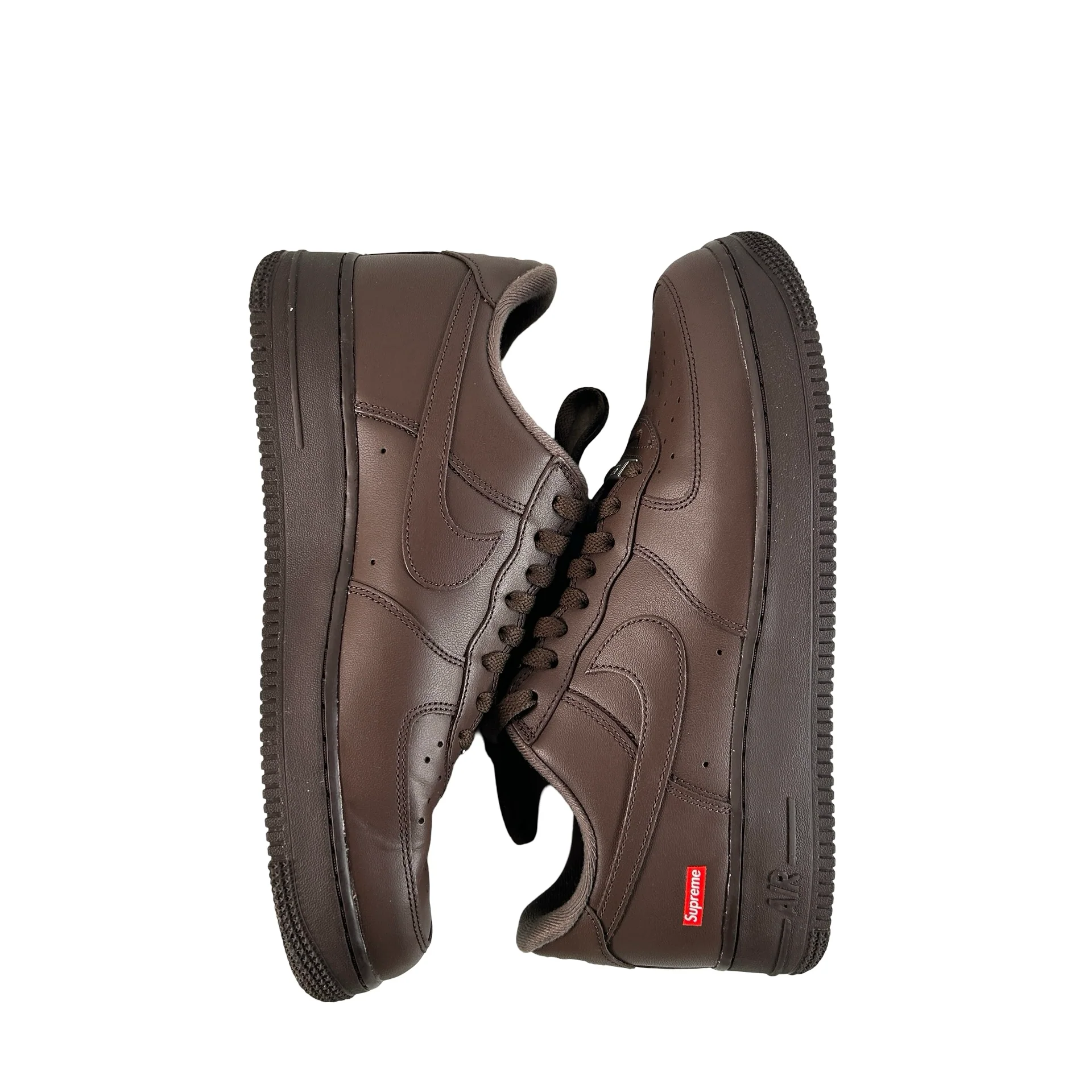 CU9225 200 Nike Air Force 1 Low Supreme Baroque Brown [USED] - 10.5 M (Used) - Image 5