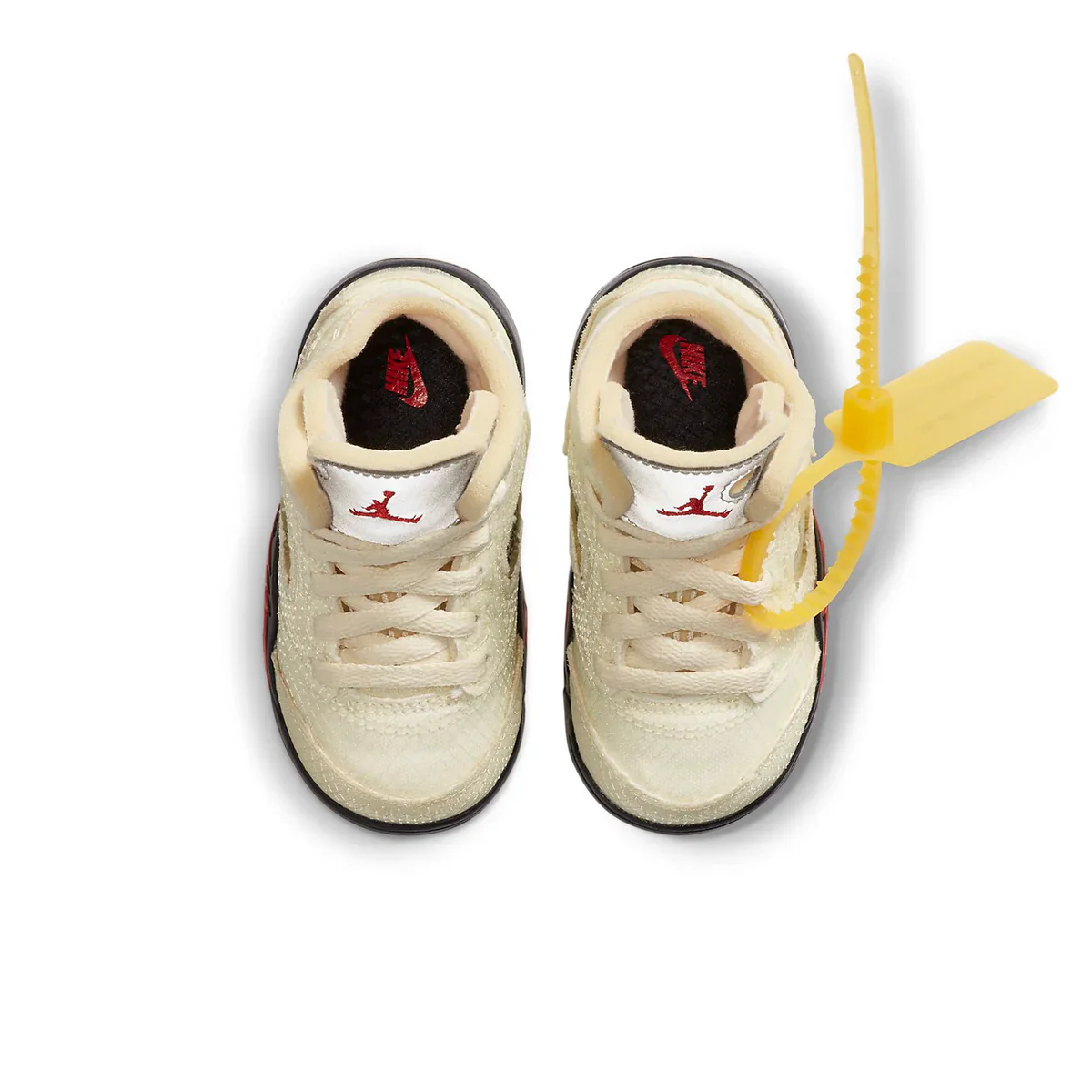 CV4828 100 Air Jordan 5 Retro Off-White Sail (TD) - Image 3