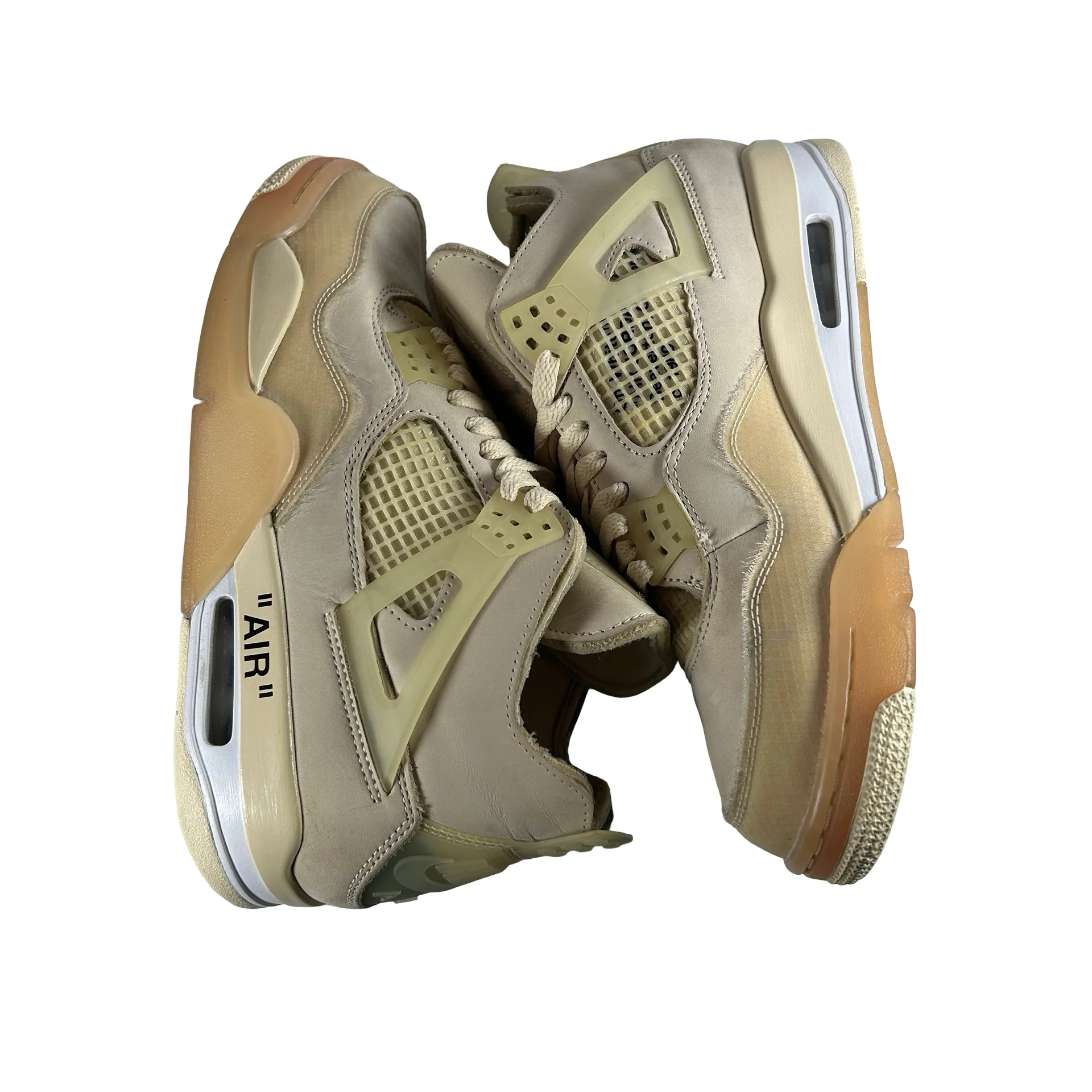 CV9388 100 Jordan 4 Off-White Sail [USED] - 9.5 W (Used3) - Image 4