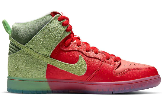 CW7093 600 Nike SB Dunk High Strawberry Cough [CONDITIONAL] [NO BOX] - Image 2