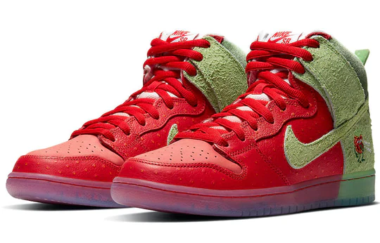 CW7093 600 Nike SB Dunk High Strawberry Cough [CONDITIONAL] [NO BOX] - Image 3