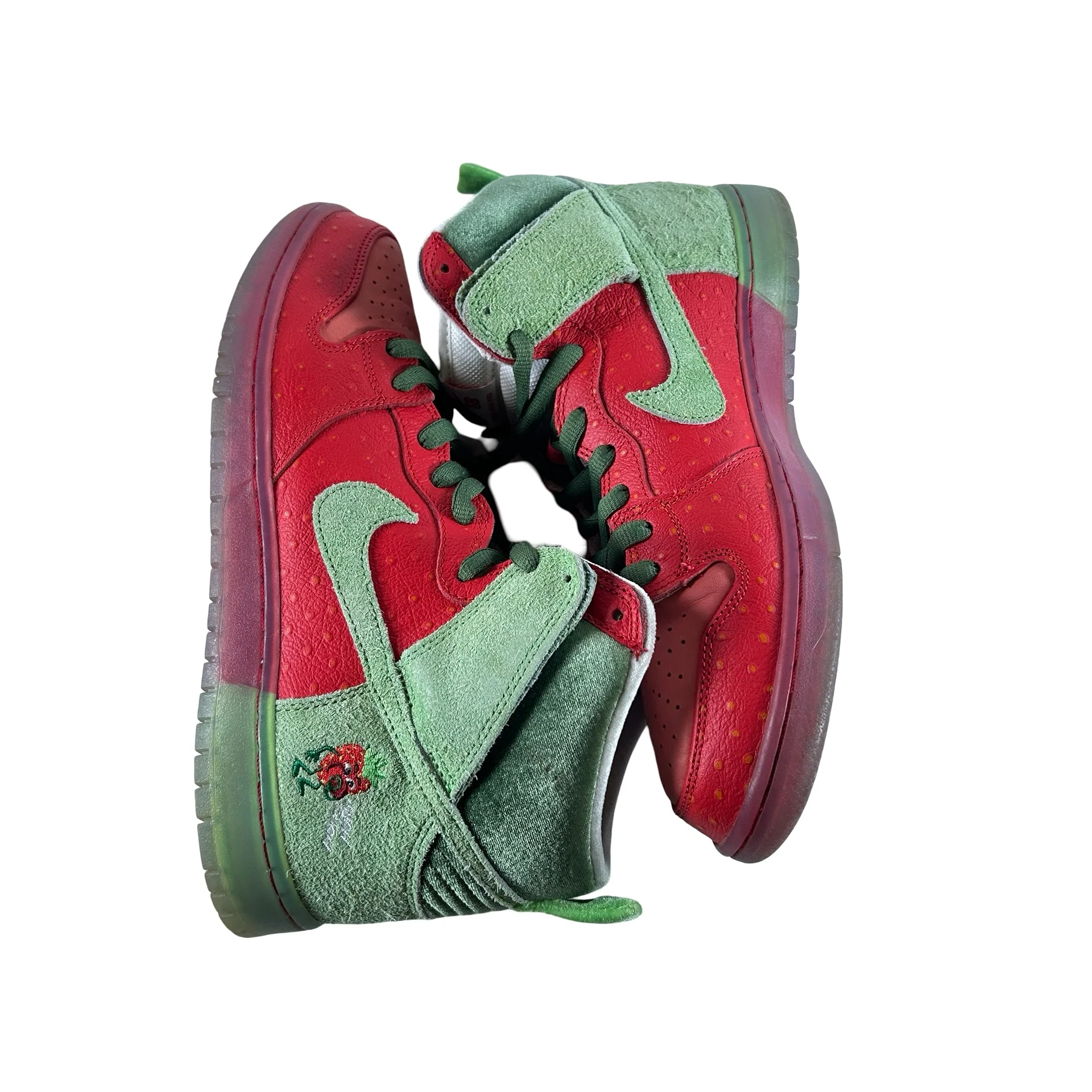 CW7093 600 Nike SB Dunk High Strawberry Cough [USED] - 11 M (Used) - Image 4