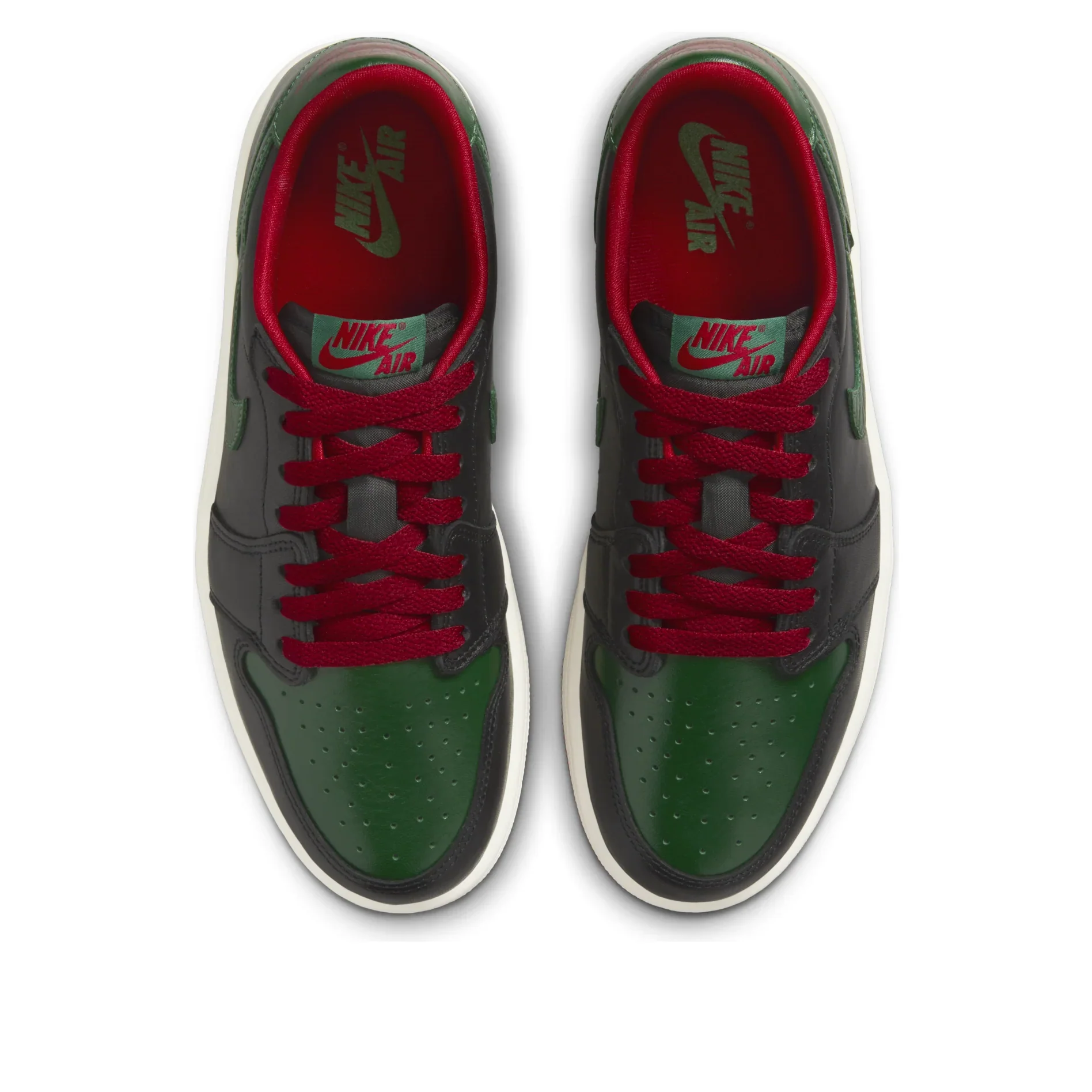 CZ0775 036 Jordan 1 Retro Low OG Gorge Green Varsity Red (Women's) - Image 4