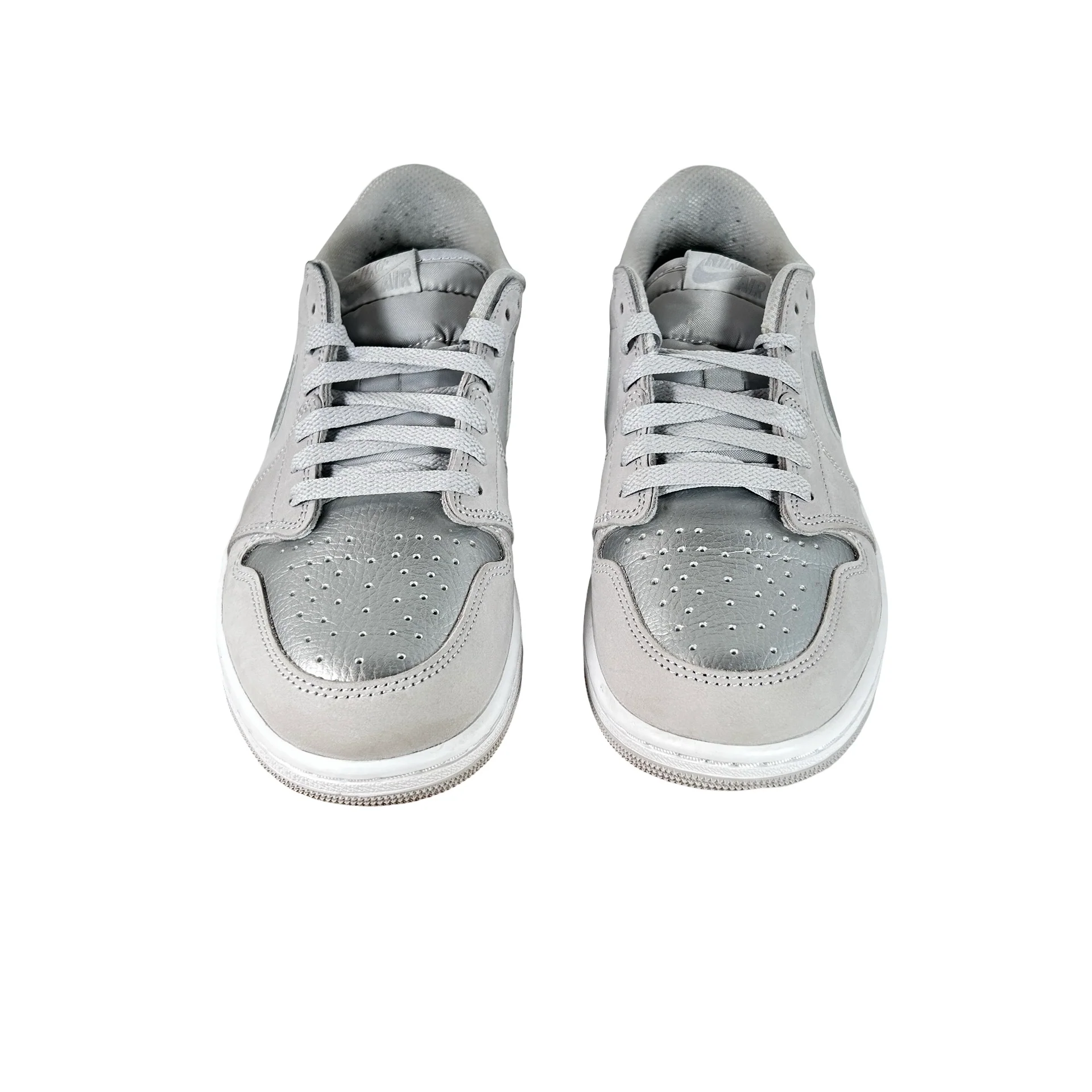 CZ0790 002 Jordan 1 Low OG Metallic Silver[USED] - 10 M (Used) - Image 2