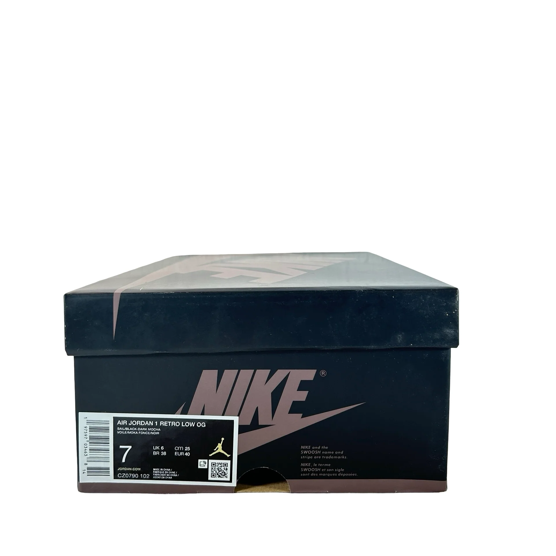CZ0790 102 Jordan 1 Retro Low OG Mocha [USED] - 7 M (Used) - Image 7