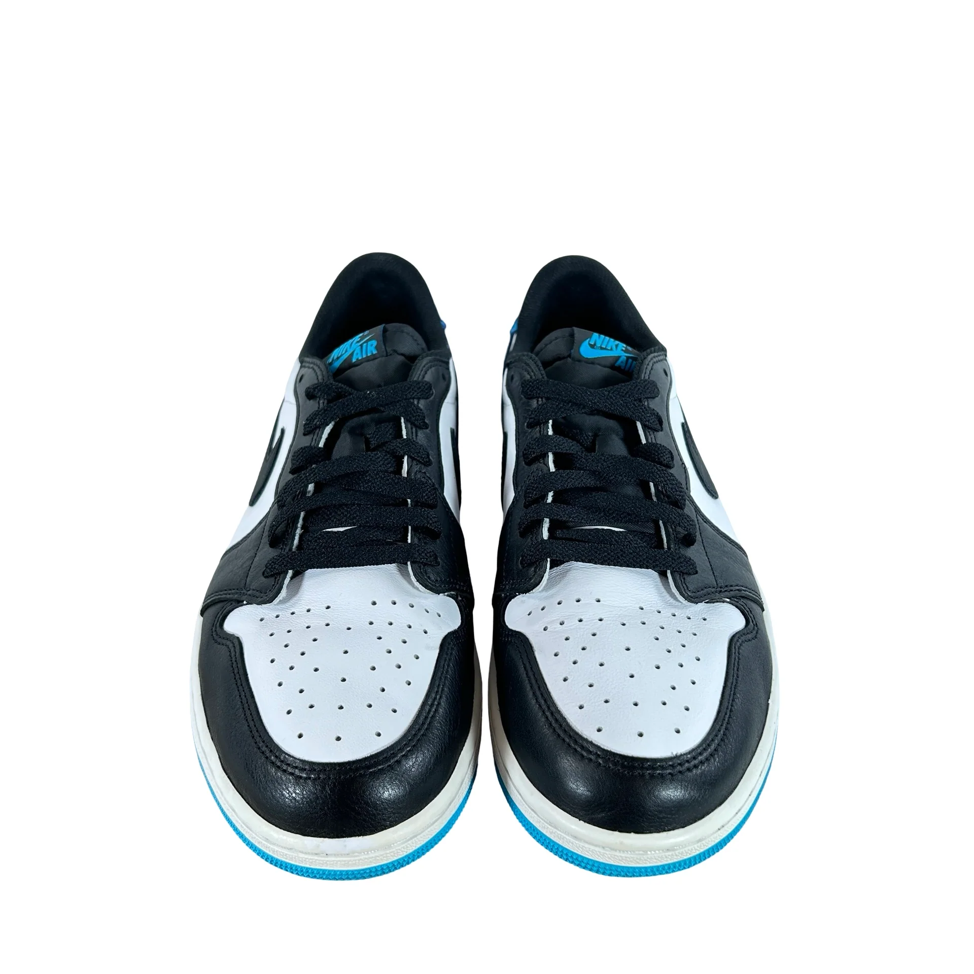 CZ0790 104 Jordan 1 Retro Low OG Black Dark Powder Blue [USED] - 12 M (Used2) (No Box2) - Image 2