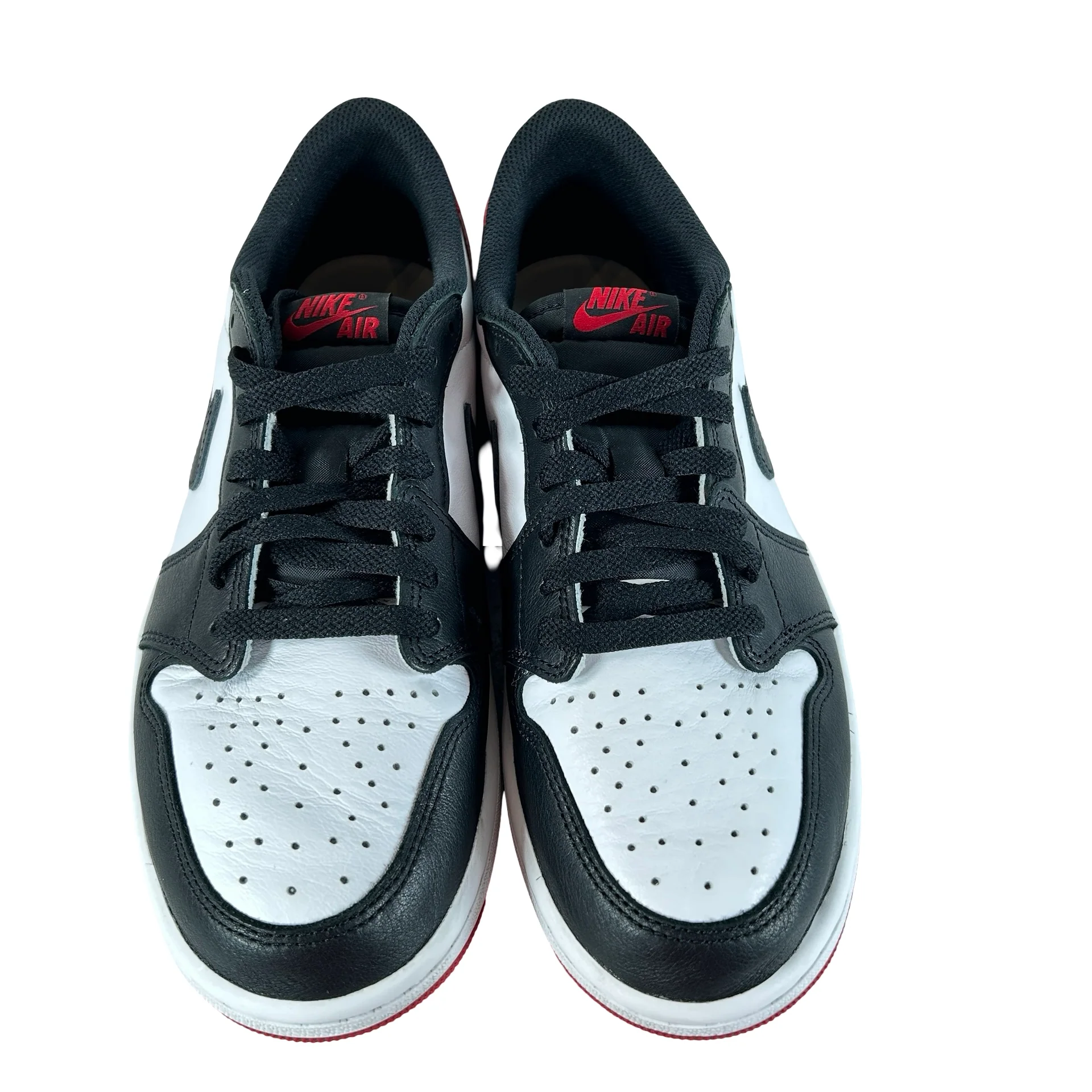 CZ0790 106  Jordan 1 Retro Low OG Black Toe (2023) [USED] - 10 M (Used) (No Box2) - Image 2