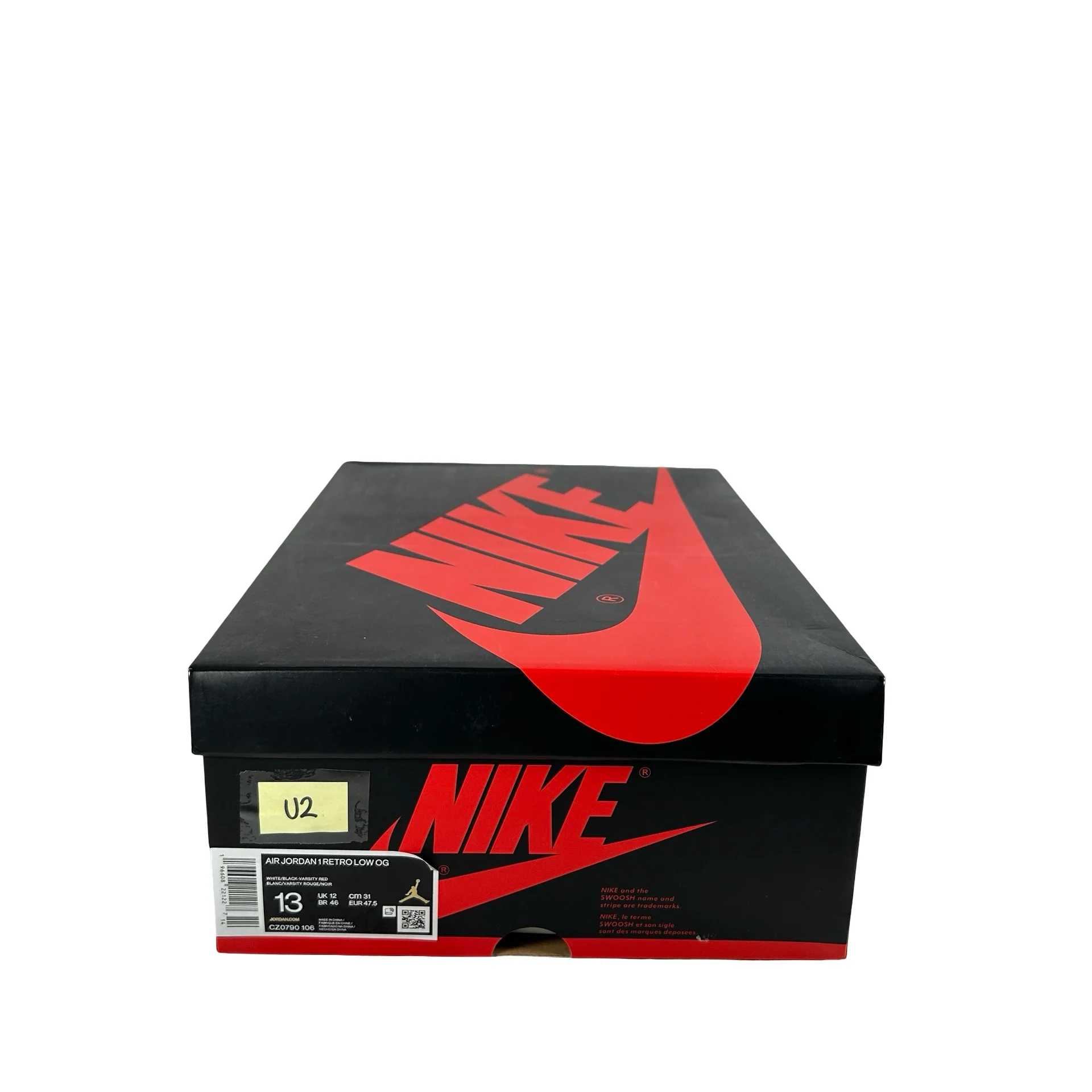 CZ0790 106  Jordan 1 Retro Low OG Black Toe (2023) [USED] - 13 M (Used2) - Image 7