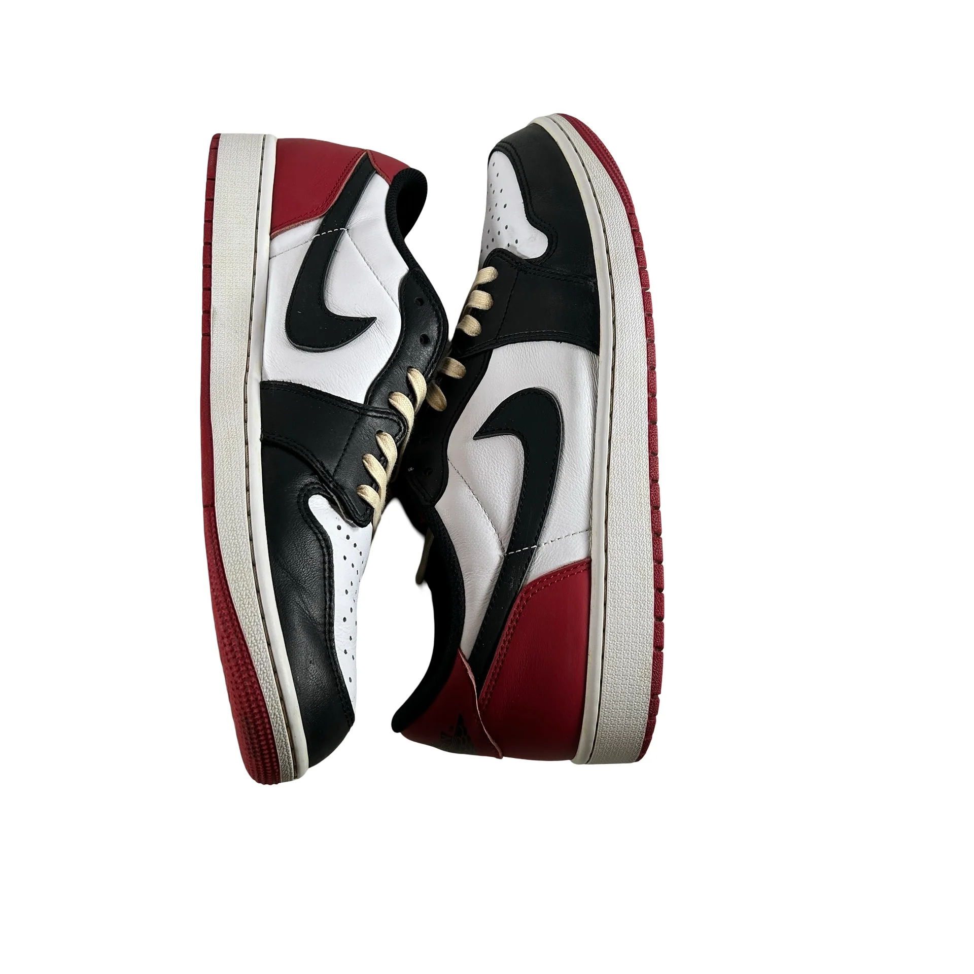 CZ0790 106  Jordan 1 Retro Low OG Black Toe (2023) [USED] - 13 M (Used3) - Image 5