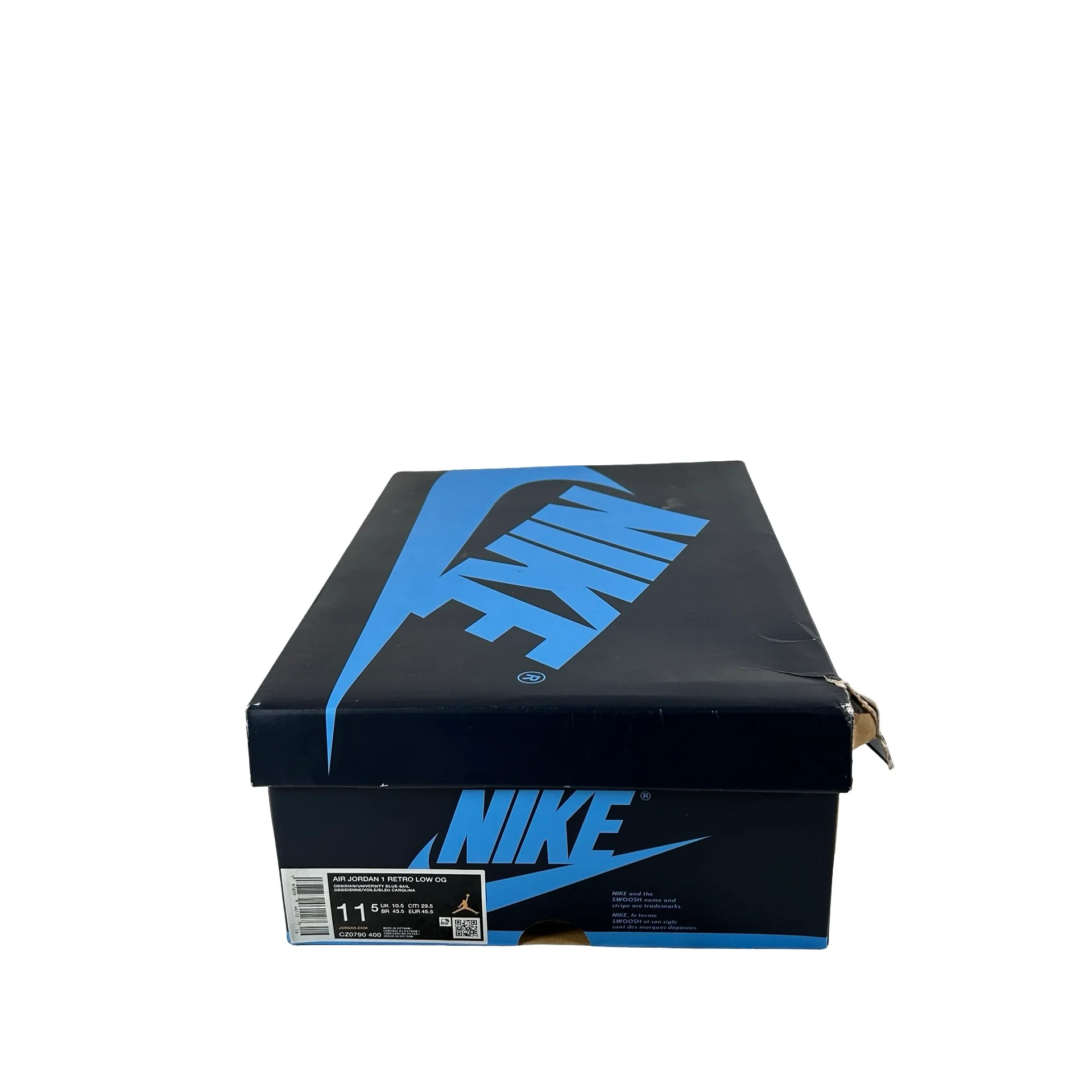 CZ0790 400 Jordan 1 Low OG Obsidian UNC [USED] - 11.5 M (Used) - Image 7