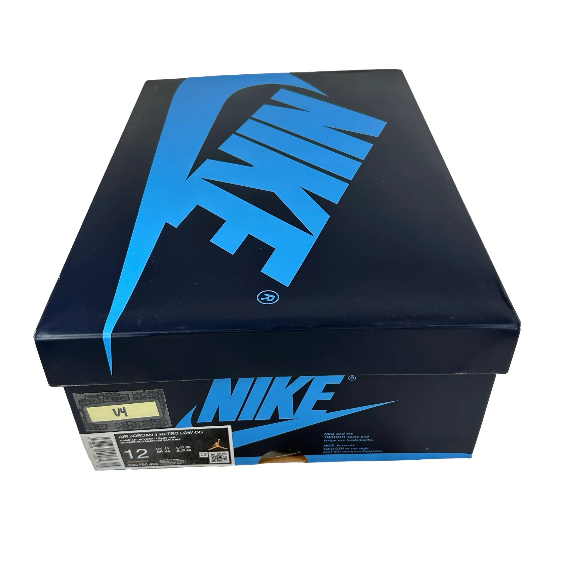 CZ0790 400 Jordan 1 Low OG Obsidian UNC [USED] - 12 M (Used4) - Image 7