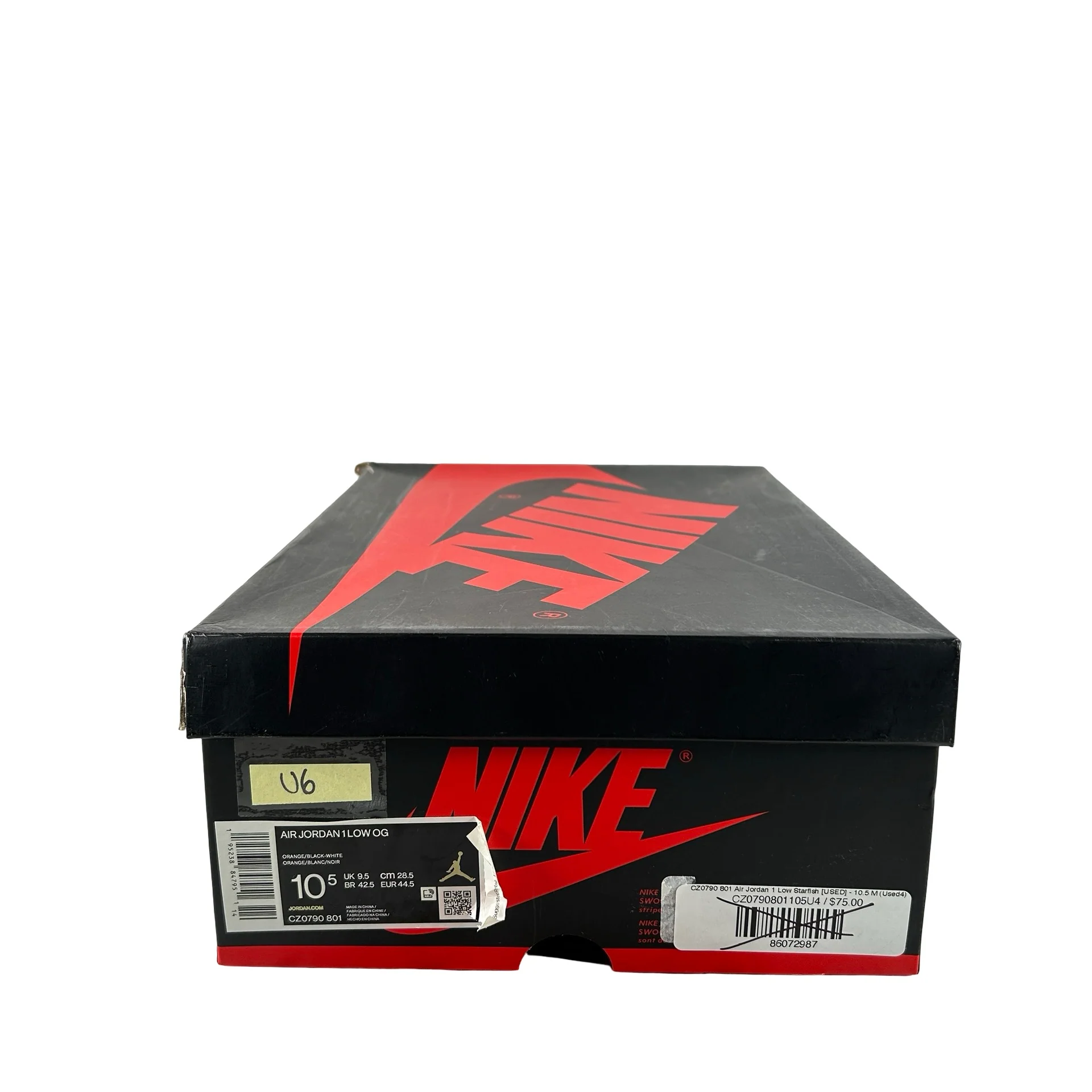 CZ0790 801 Air Jordan 1 Low Starfish [USED] - 10.5 M (Used6) - Image 7