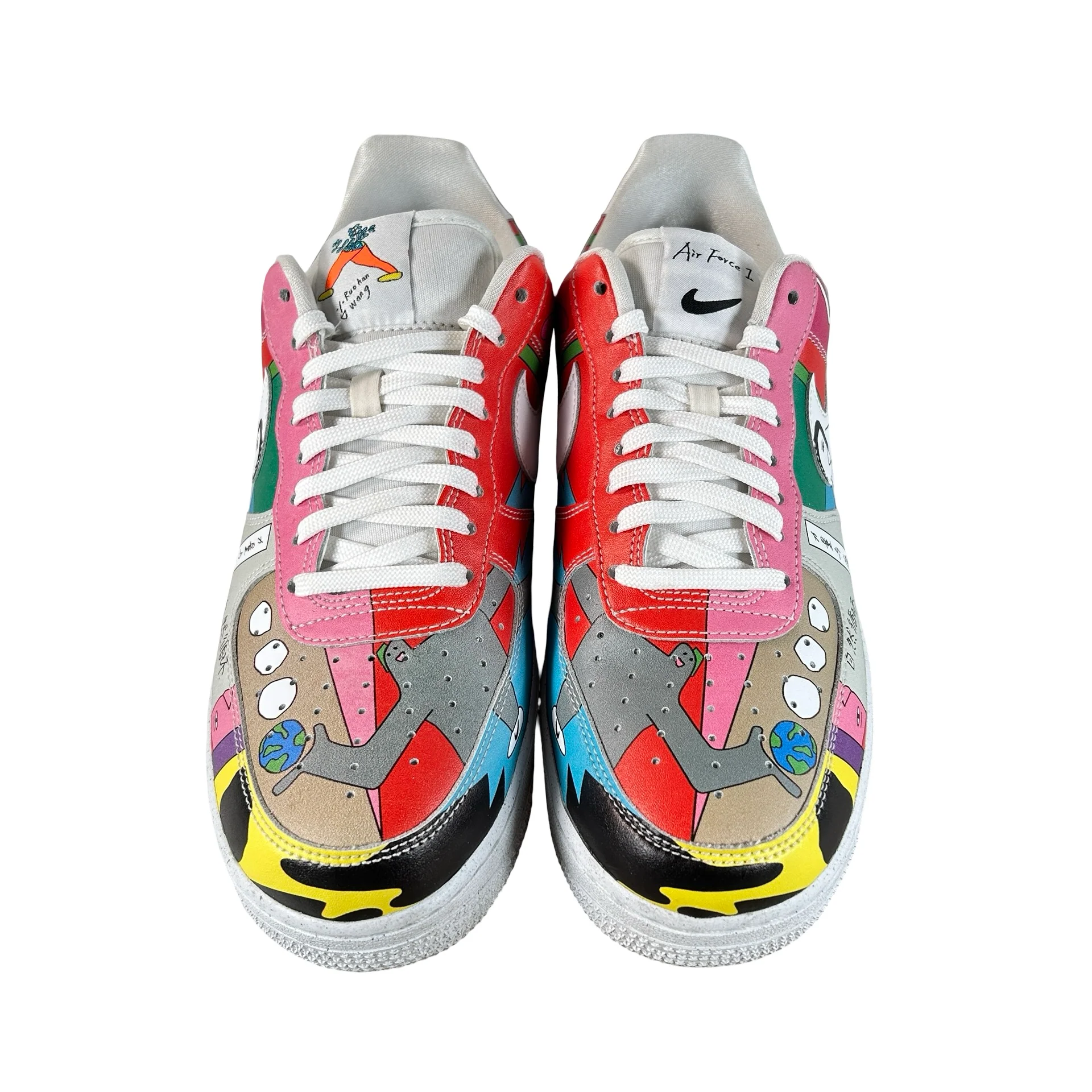 CZ3990 900 Nike Air Force 1 Flyleather Ruohan Wang [USED] - 9.5 M (Used) - Image 2
