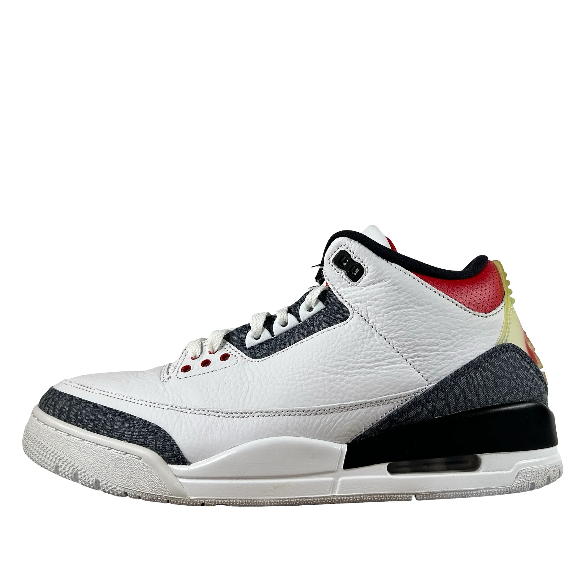CZ6431 100 Jordan 3 Retro SE Fire Red Denim (2020) [USED] - 12 M (Used)