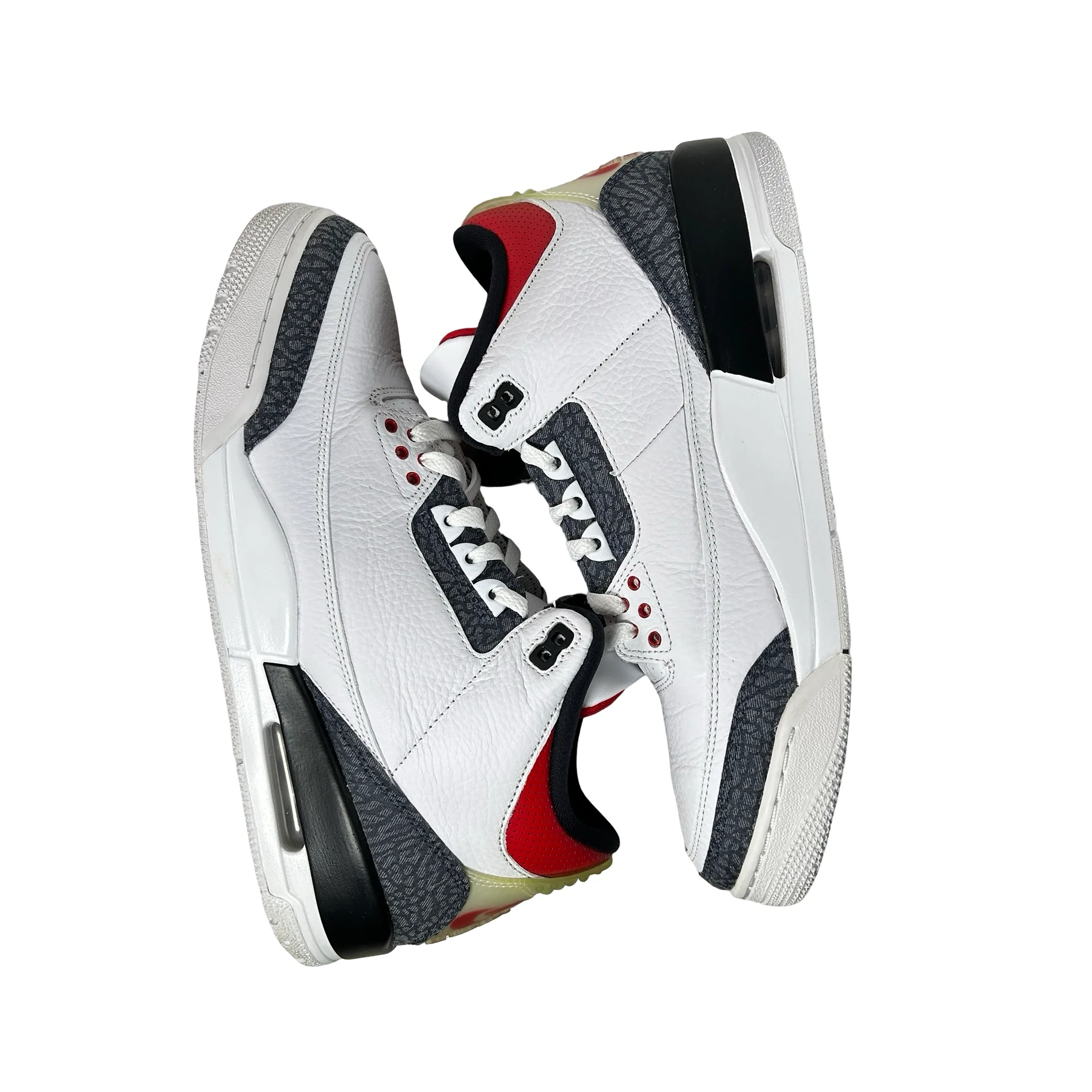 CZ6431 100 Jordan 3 Retro SE Fire Red Denim (2020) [USED] - 12 M (Used) - Image 4