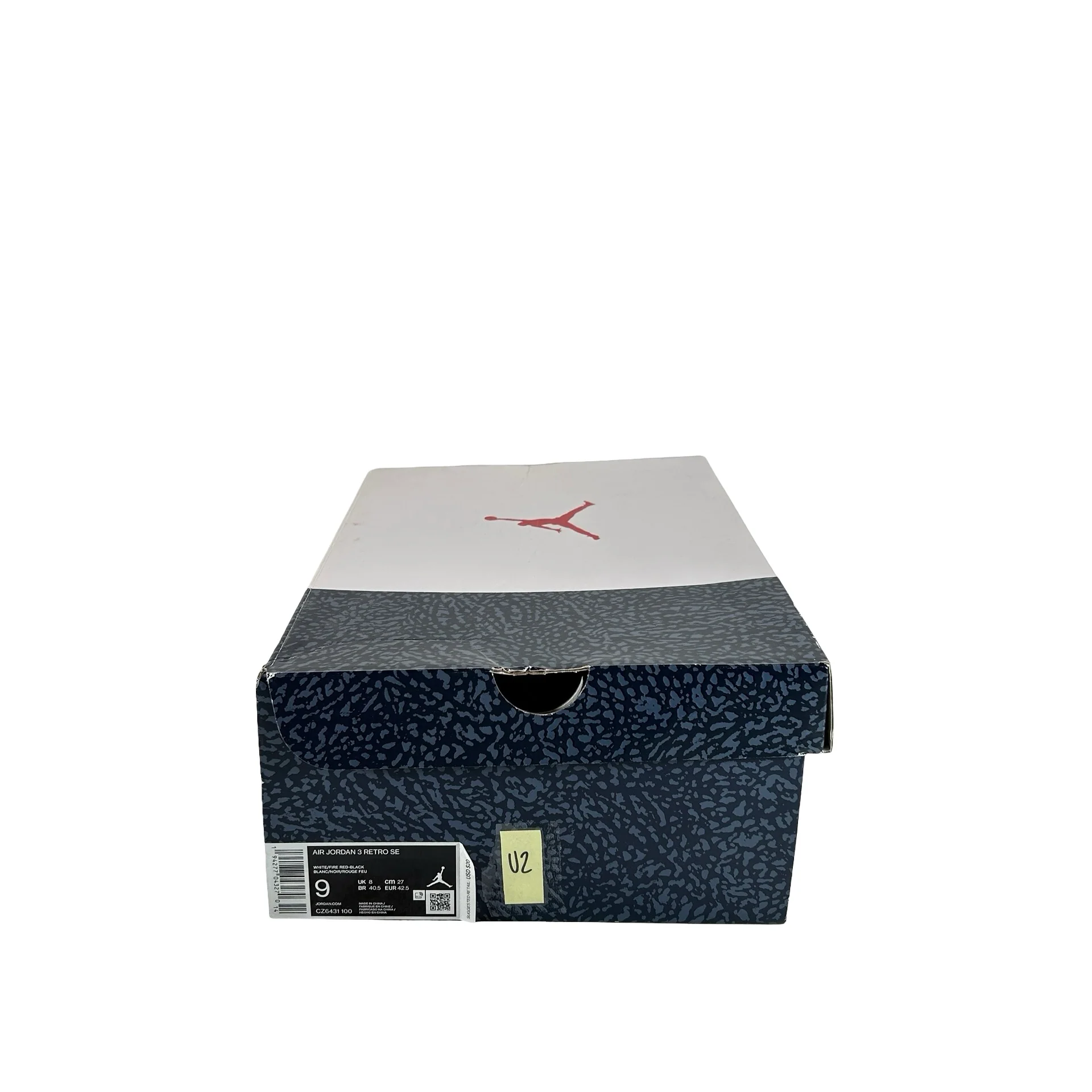 CZ6431 100 Jordan 3 Retro SE Fire Red Denim (2020) [USED] - 9 M (Used2) - Image 7