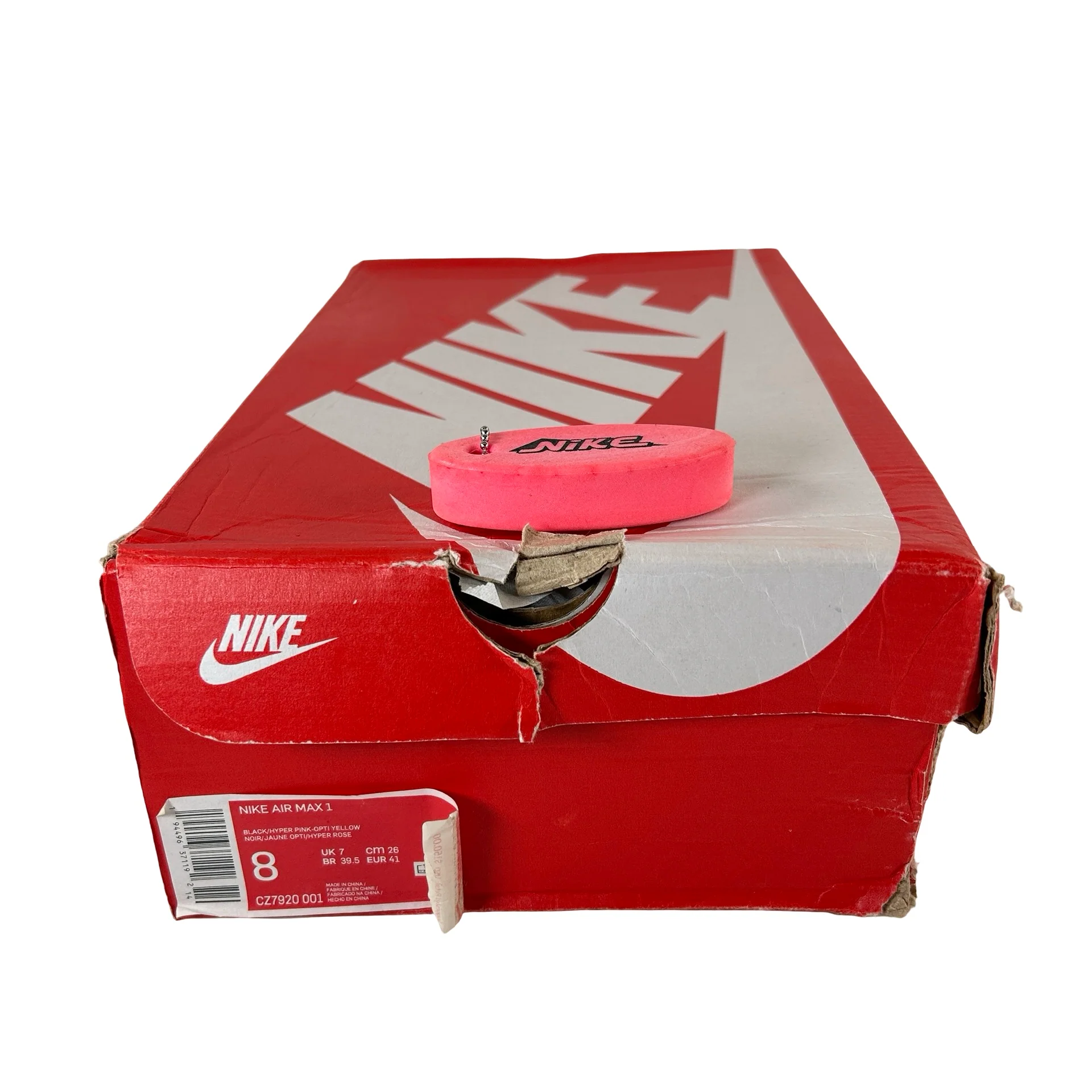 CZ7920 001 Nike Air Max 1 Hyper Pink [USED] - 8 M (Used) - Image 7