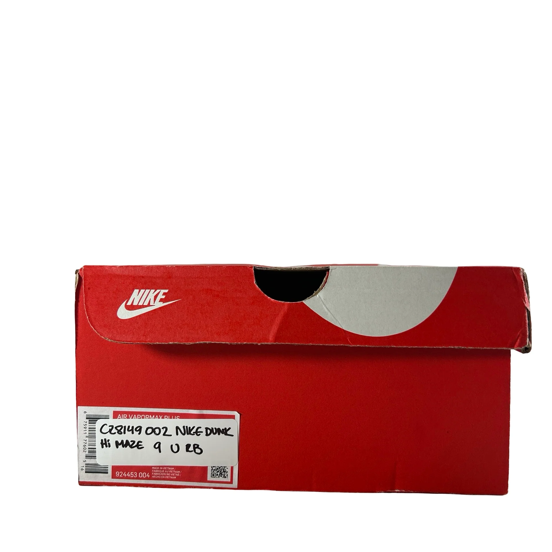 CZ8149 002 Nike Dunk Hi Maize [USED] - 9 M (Used) (Replace Box) - Image 7
