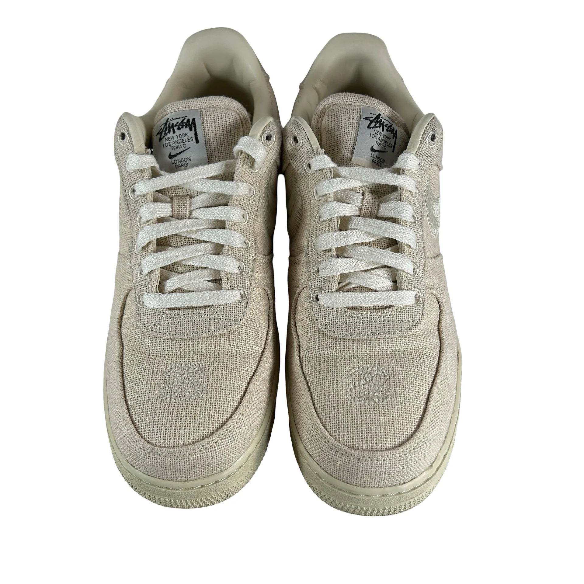 CZ9084 200 Nike Air Force 1 Low Stussy Fossil [USED] - 10.5 M (Used) - Image 2