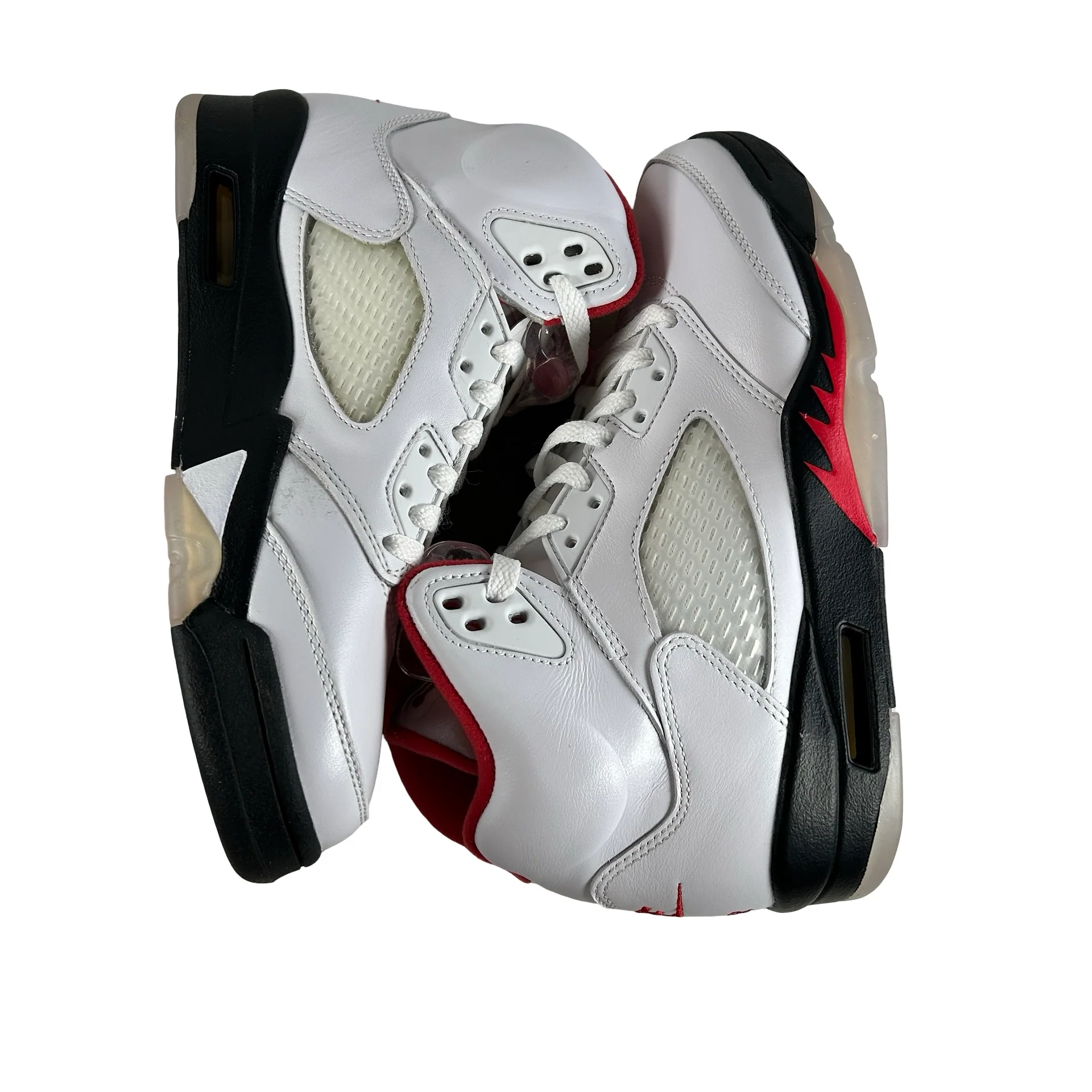 DA1911 102 Jordan 5 Fire Red - 7 M (Yellowing) - Image 5