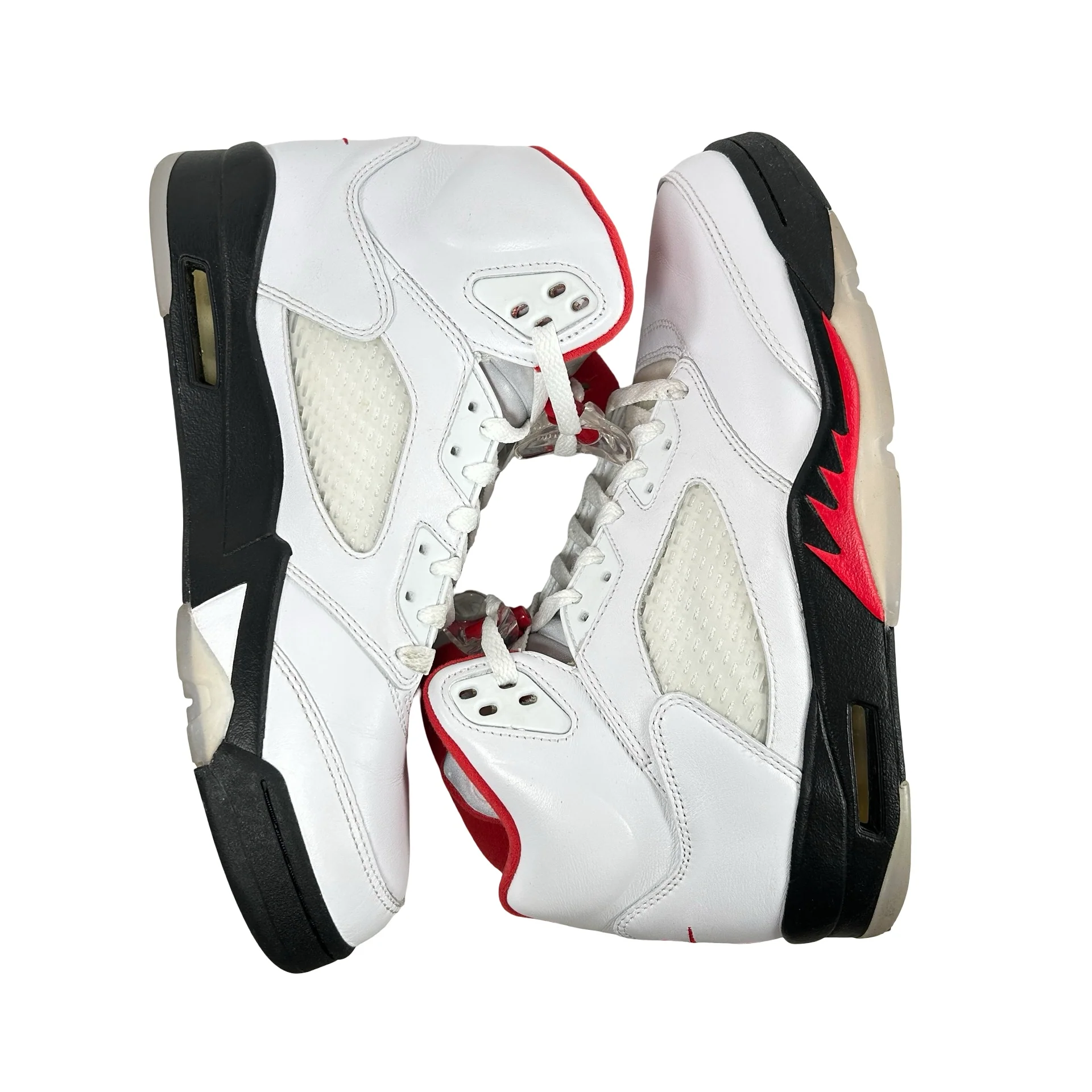 DA1911 102 Jordan 5 Fire Red [USED] - 9.5 M (Used4) - Image 5