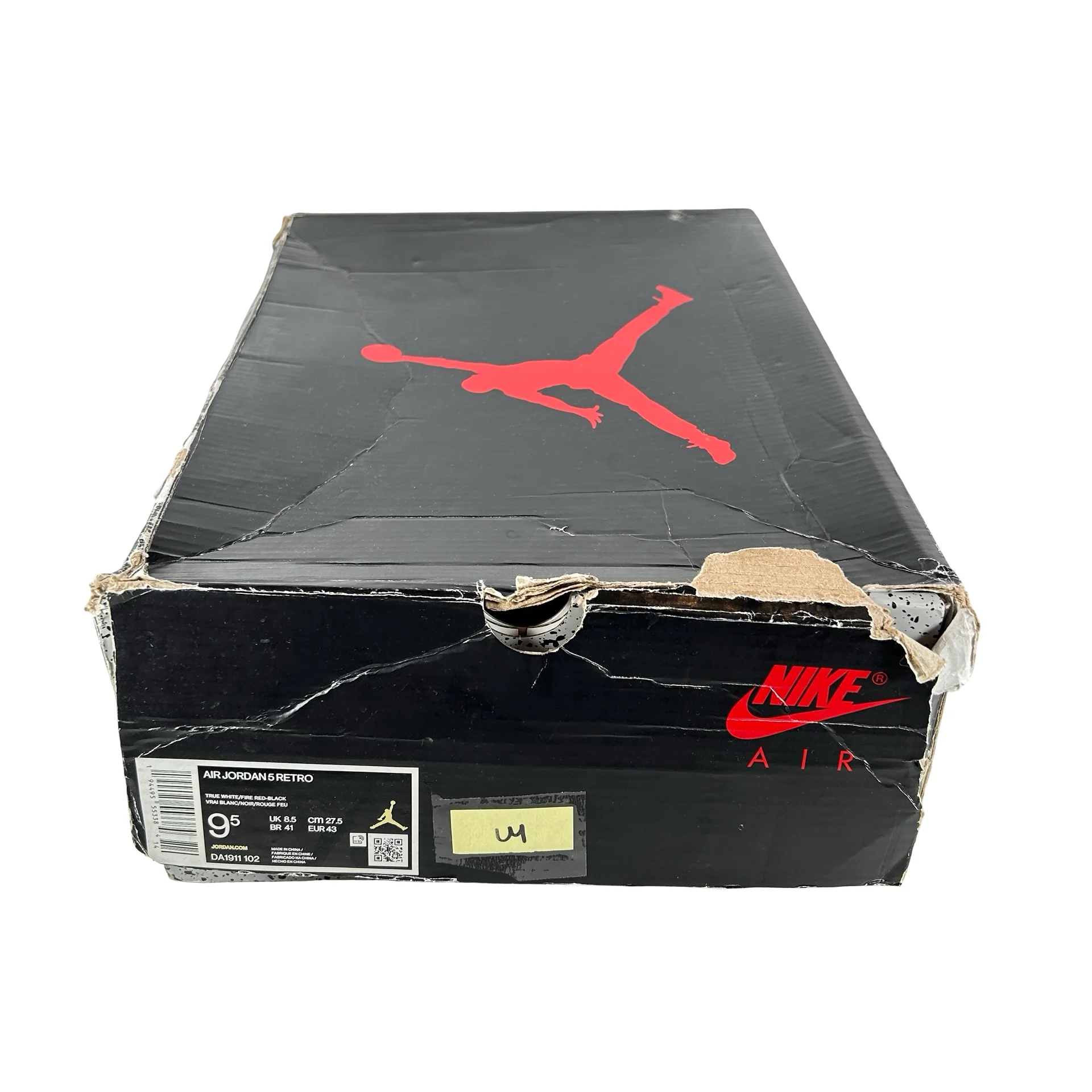 DA1911 102 Jordan 5 Fire Red [USED] - 9.5 M (Used4) - Image 7