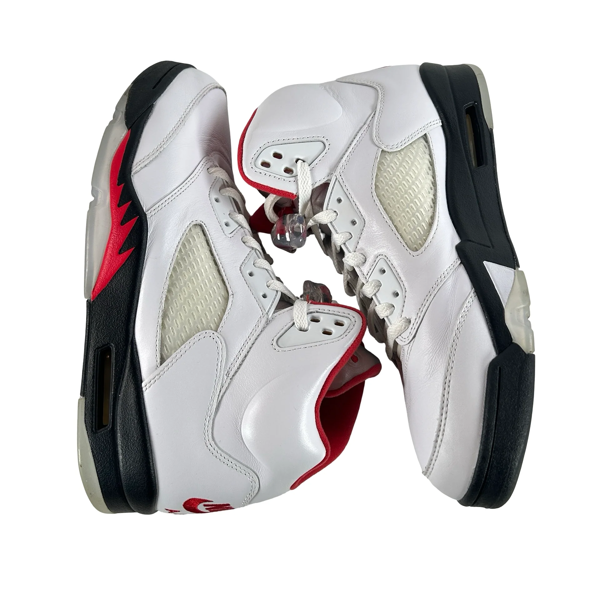DA1911 102 Jordan 5 Retro Fire Red Silver Tongue (2020) [USED] - 11.5 M (Used) - Image 4