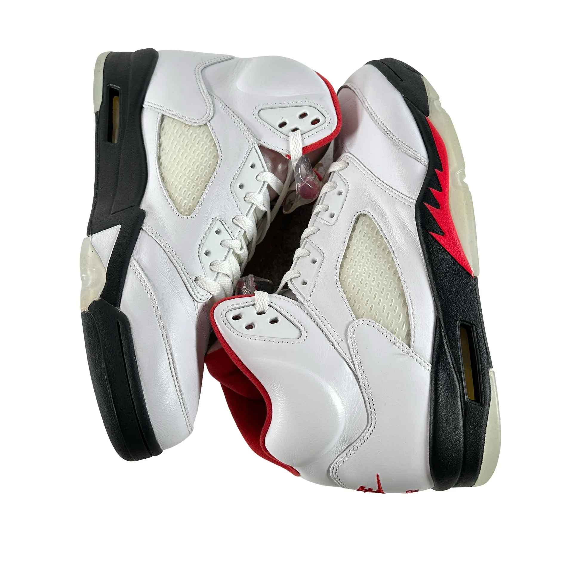 DA1911 102 Jordan 5 Retro Fire Red Silver Tongue (2020) [USED] - 11.5 M (Used2) - Image 12
