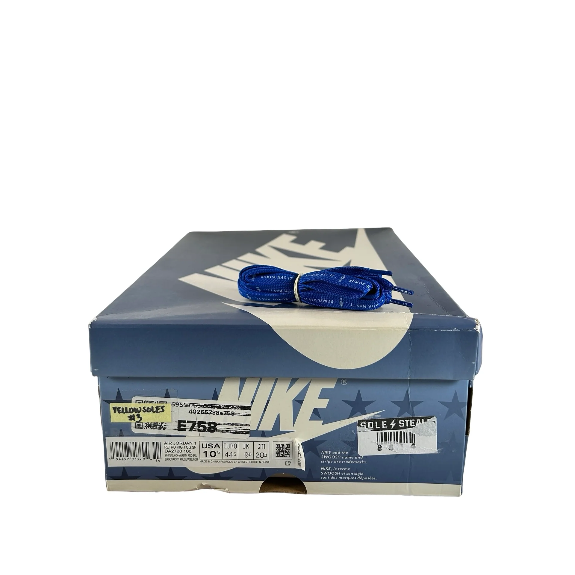 DA2728 100 Jordan 1 Trophy Room [CONDITIONAL] - 10.5 M (Yellowing Soles3) - Image 7