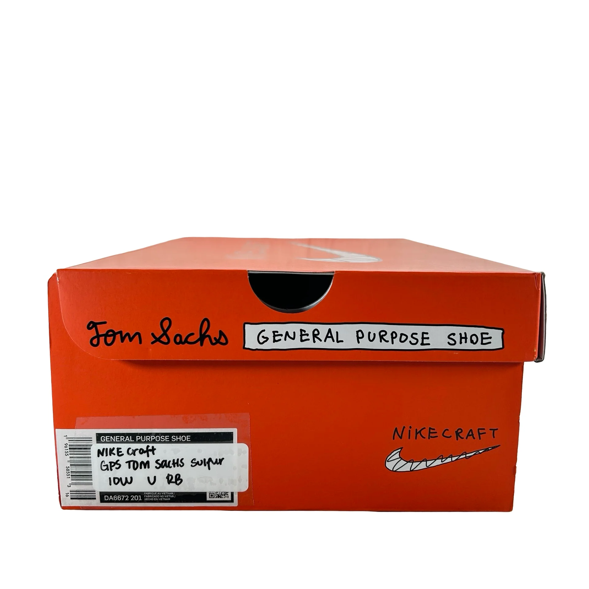 DA6672 700 NikeCraft GPS Tom Sachs Archive Dark Sulfur [USED] - 10 W (Used) (Replace Box) - Image 7