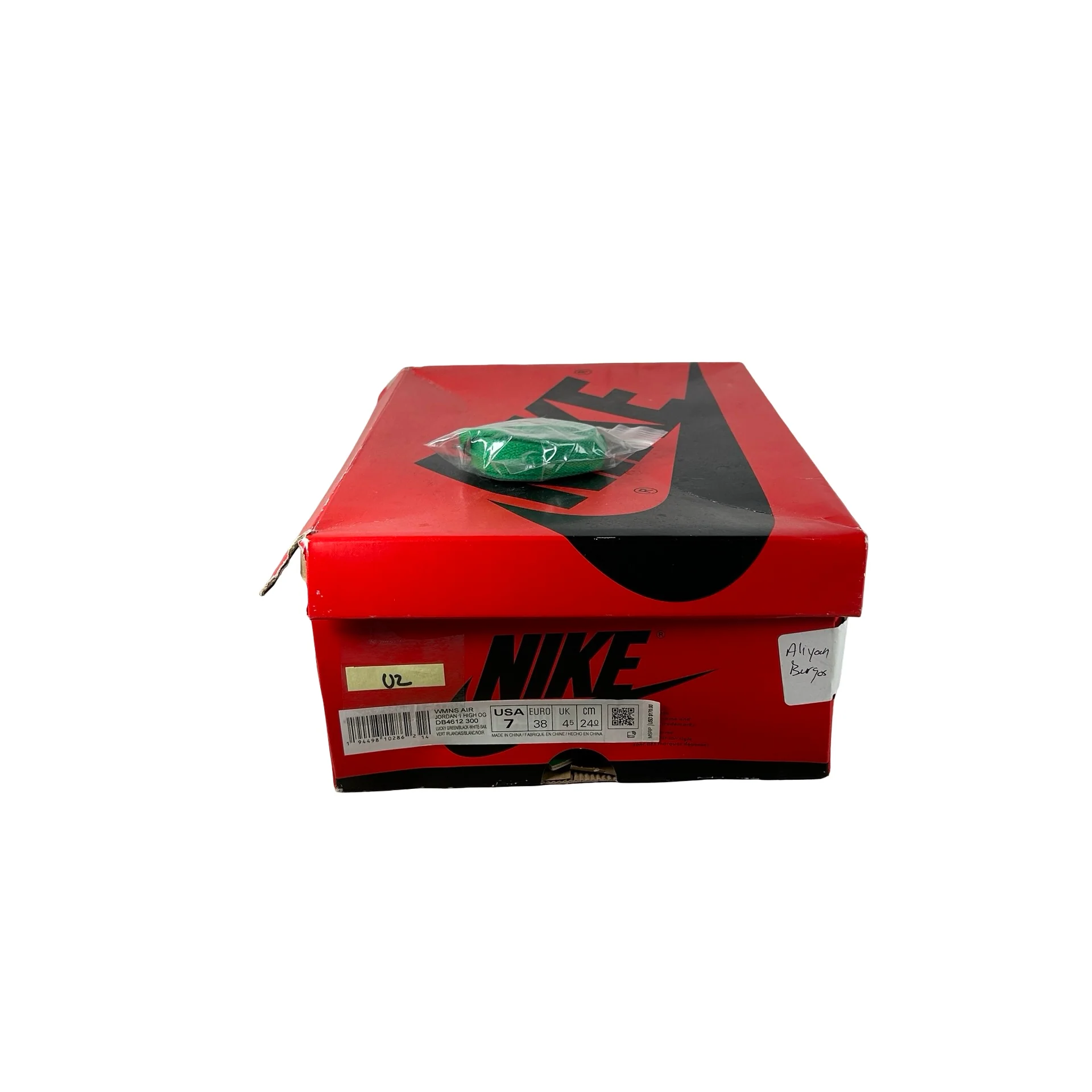 DB4612 300 Jordan 1 Lucky Green [USED] - 7 W (Used2) - Image 7
