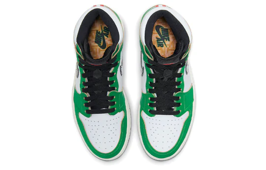 DB4612 300 Jordan 1 Retro High Lucky Green (Women's) [CONDITIONAL] [NO BOX] - Image 4