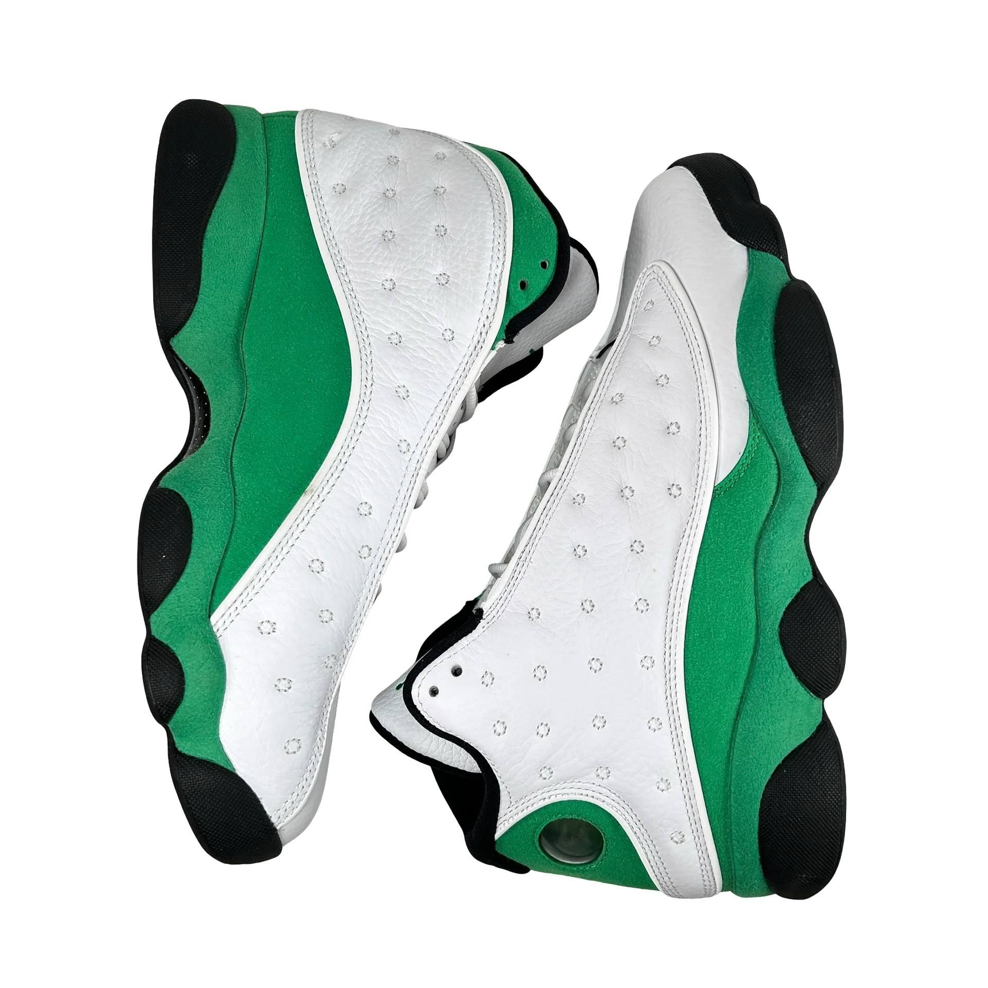 DB6537 113 Jordan 13 Retro White Lucky Green [USED] - 9 M (Used) - Image 5