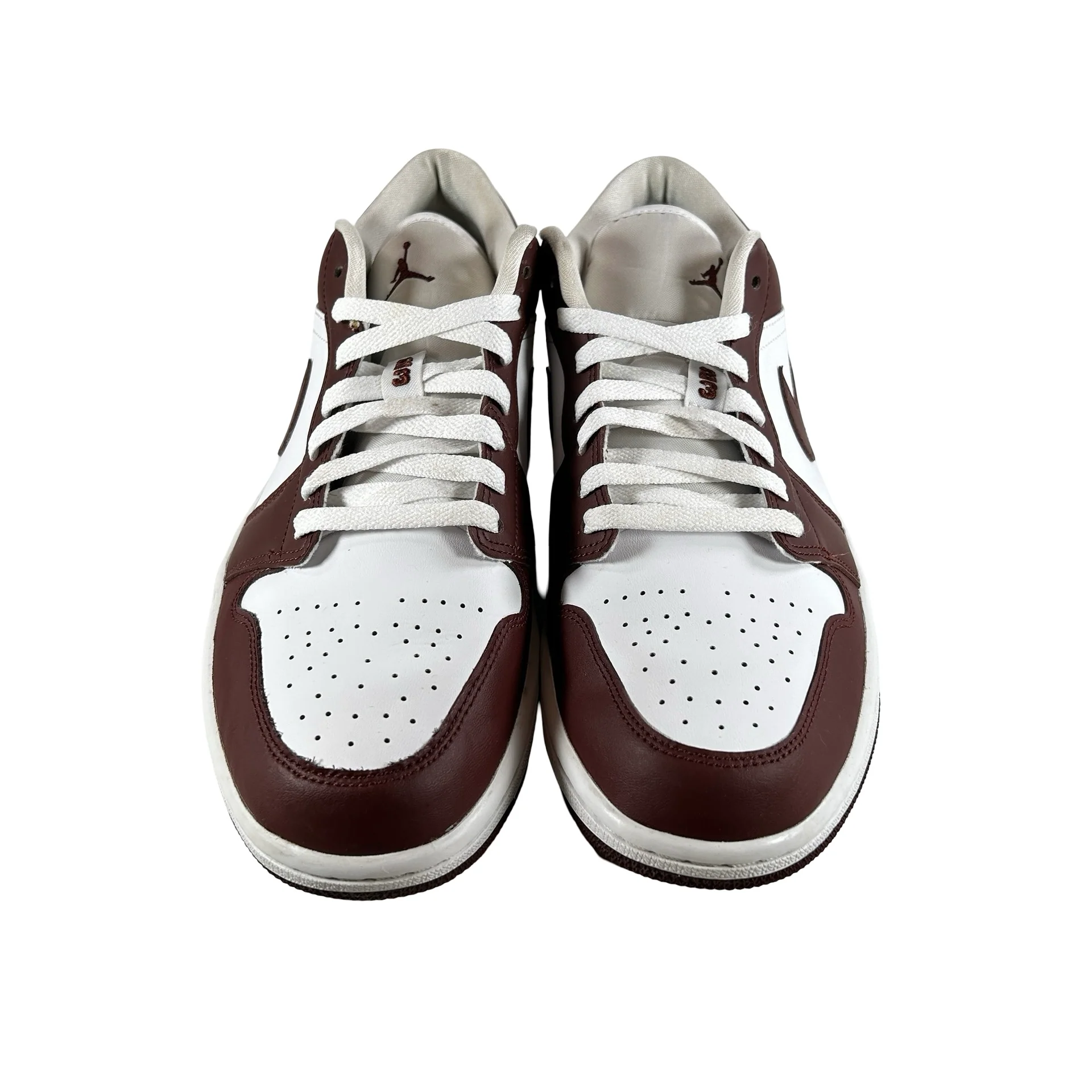 DC0774 116 Jordan 1 Low Team Red (Women's) [USED] - 12 W (Used) (No Box) - Image 2