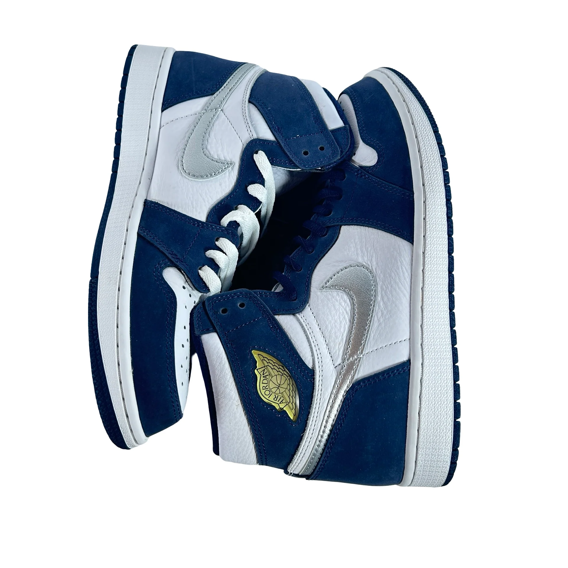 DC1788 100 Jordan 1 Co.JP Midnight Navy 2020 [USED] - 8.5 M (Used4) - Image 5