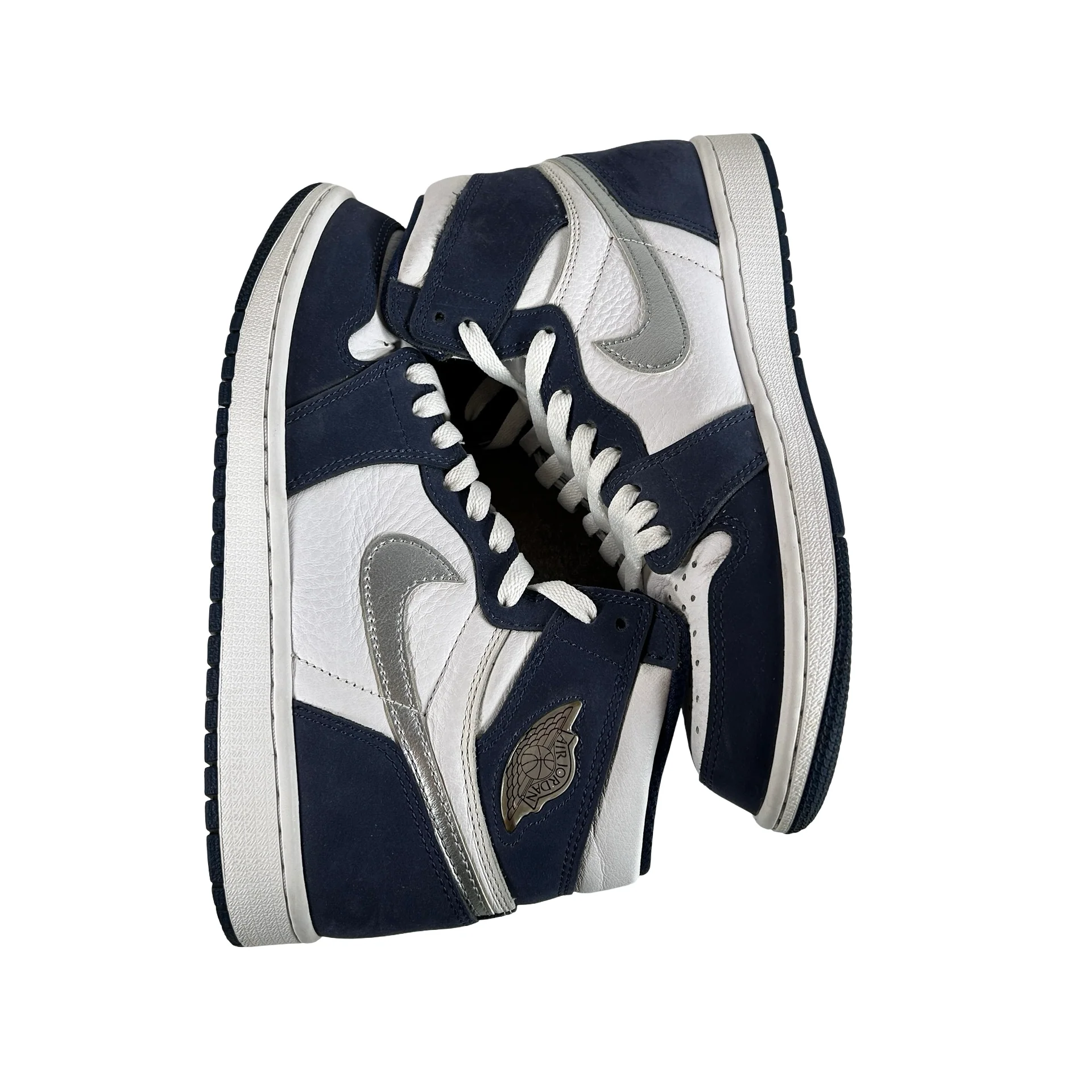 DC1788 100 Jordan 1 Co.JP Midnight Navy 2020 [USED] - 8 M (Used) (Replace Box) - Image 4