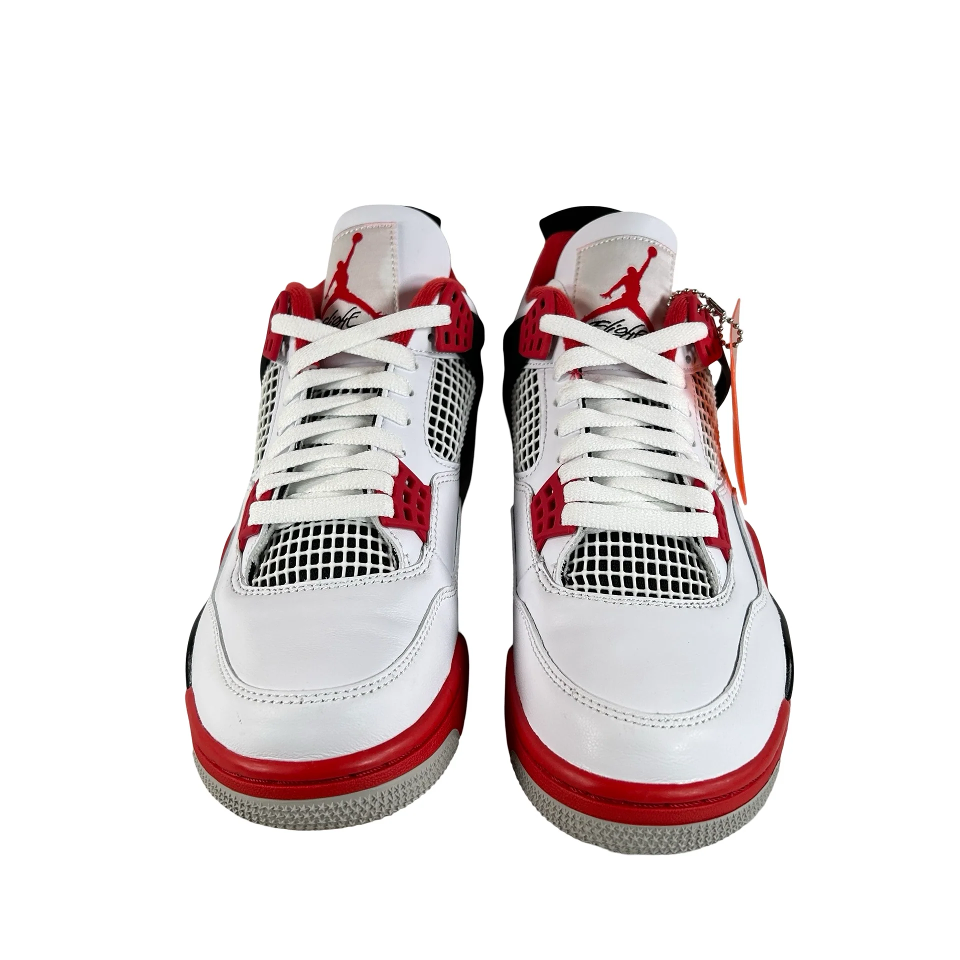 DC7770 160 Jordan 4 Retro Fire Red (2020) [CONDITIONAL] - 8.5 M (Slight Creasing) - Image 2