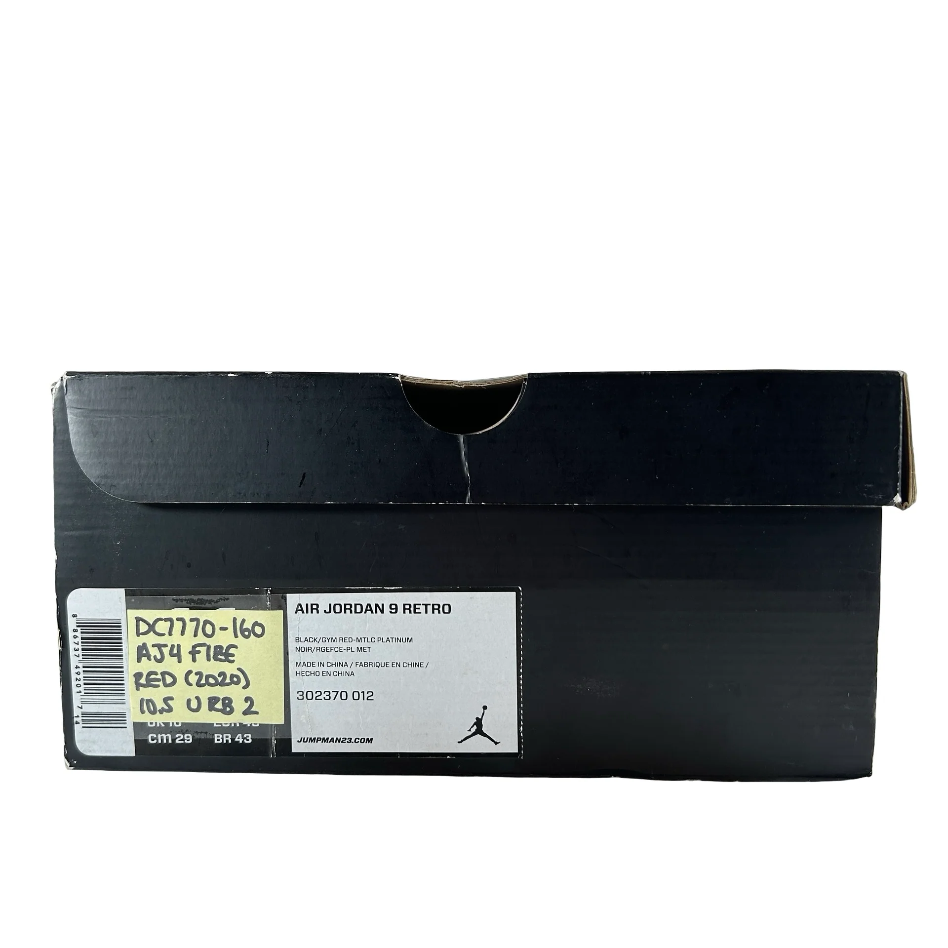 DC7770 160 Jordan 4 Retro Fire Red (2020) [USED] - 10.5 M (Used2) (Replace Box2) - Image 7