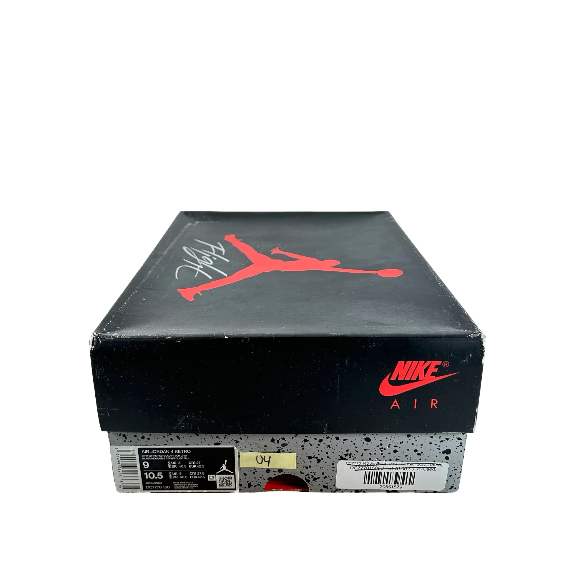 DC7770 160 Jordan 4 Retro Fire Red (2020) [USED] - 9 M (Used4) - Image 7