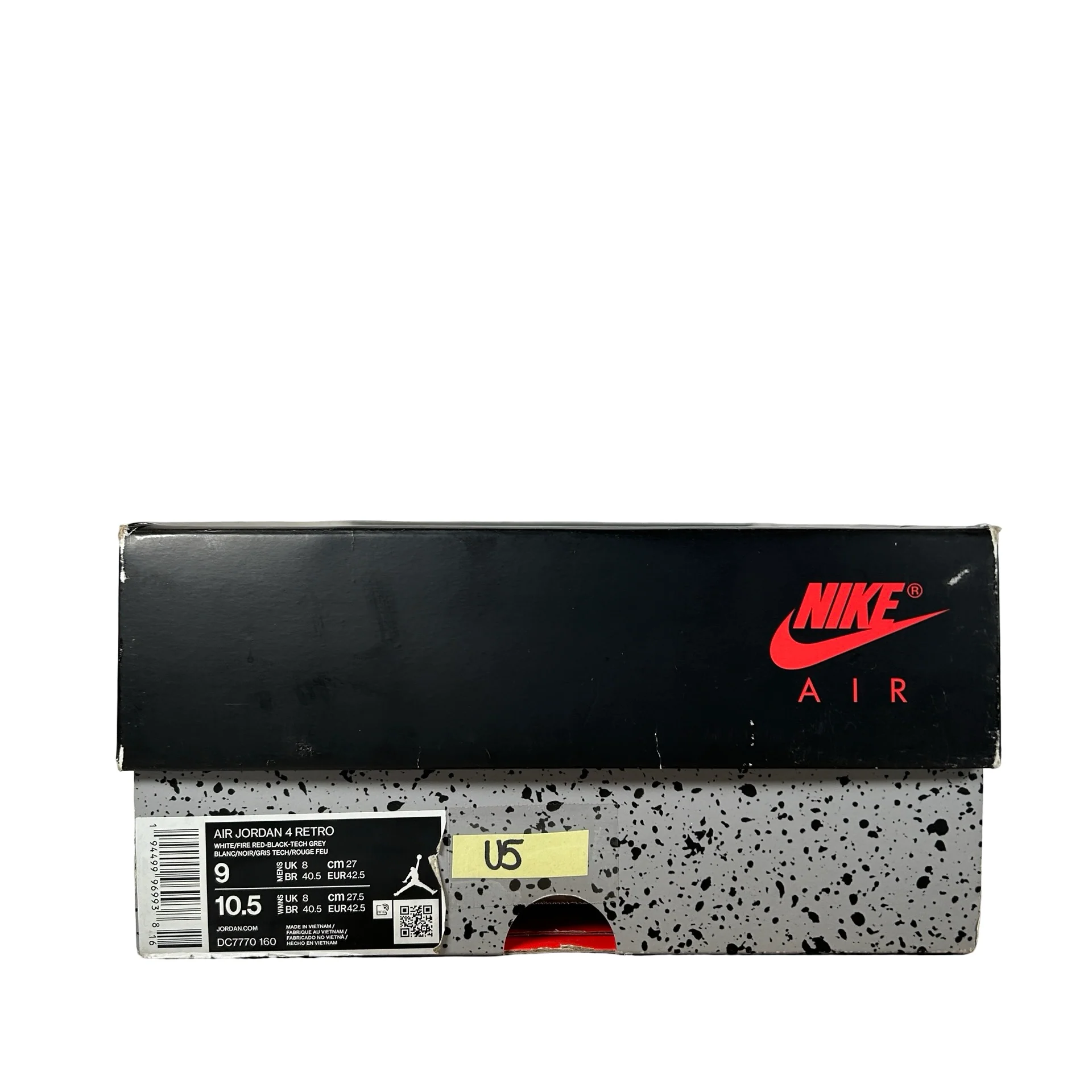 DC7770 160 Jordan 4 Retro Fire Red (2020) [USED] - 9 M (Used5) - Image 7